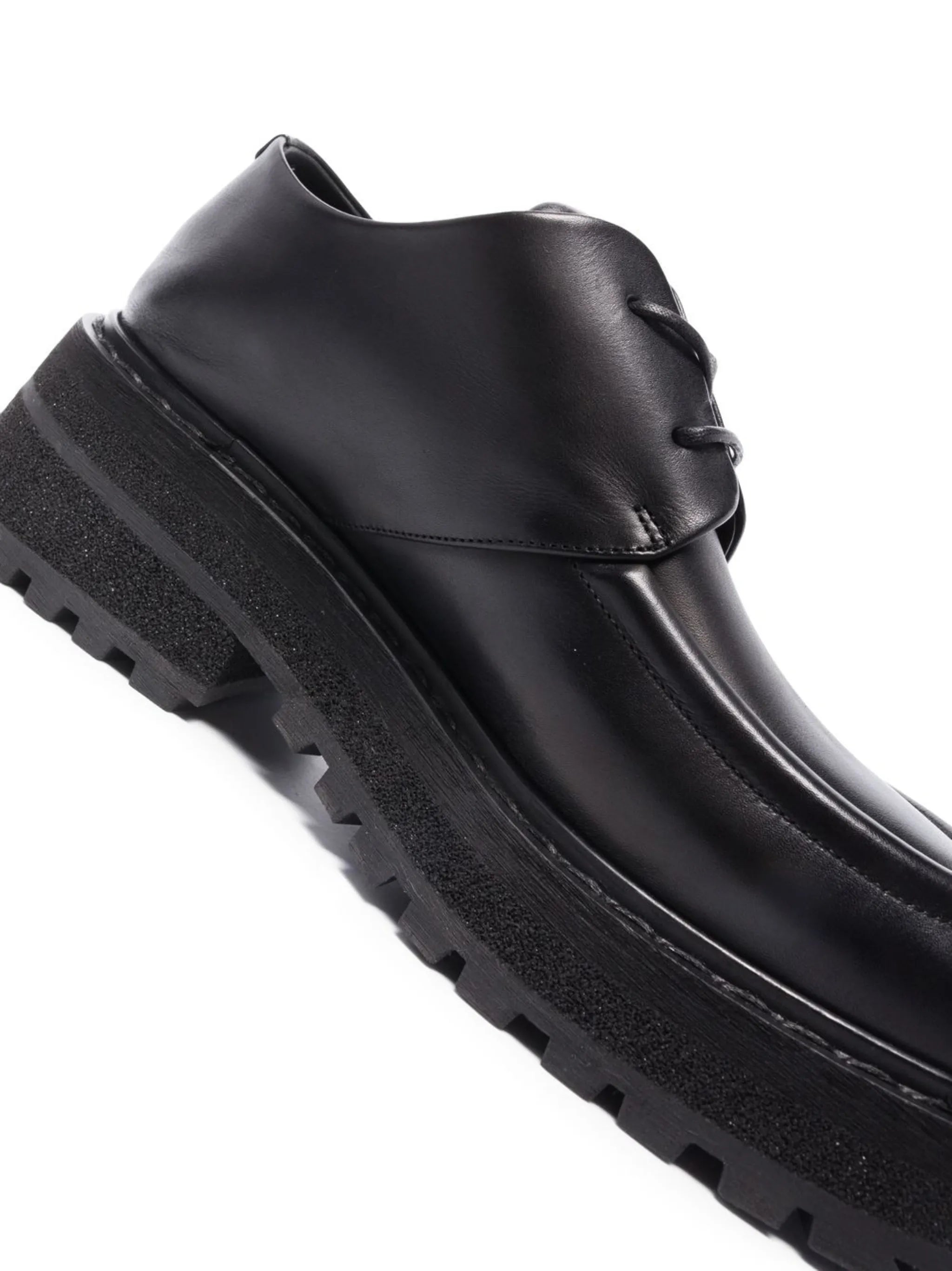 ridged-sole Derby shoes