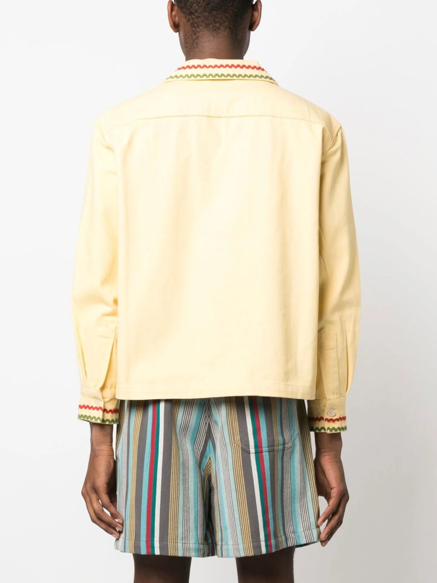 ric-rac detail overshirt