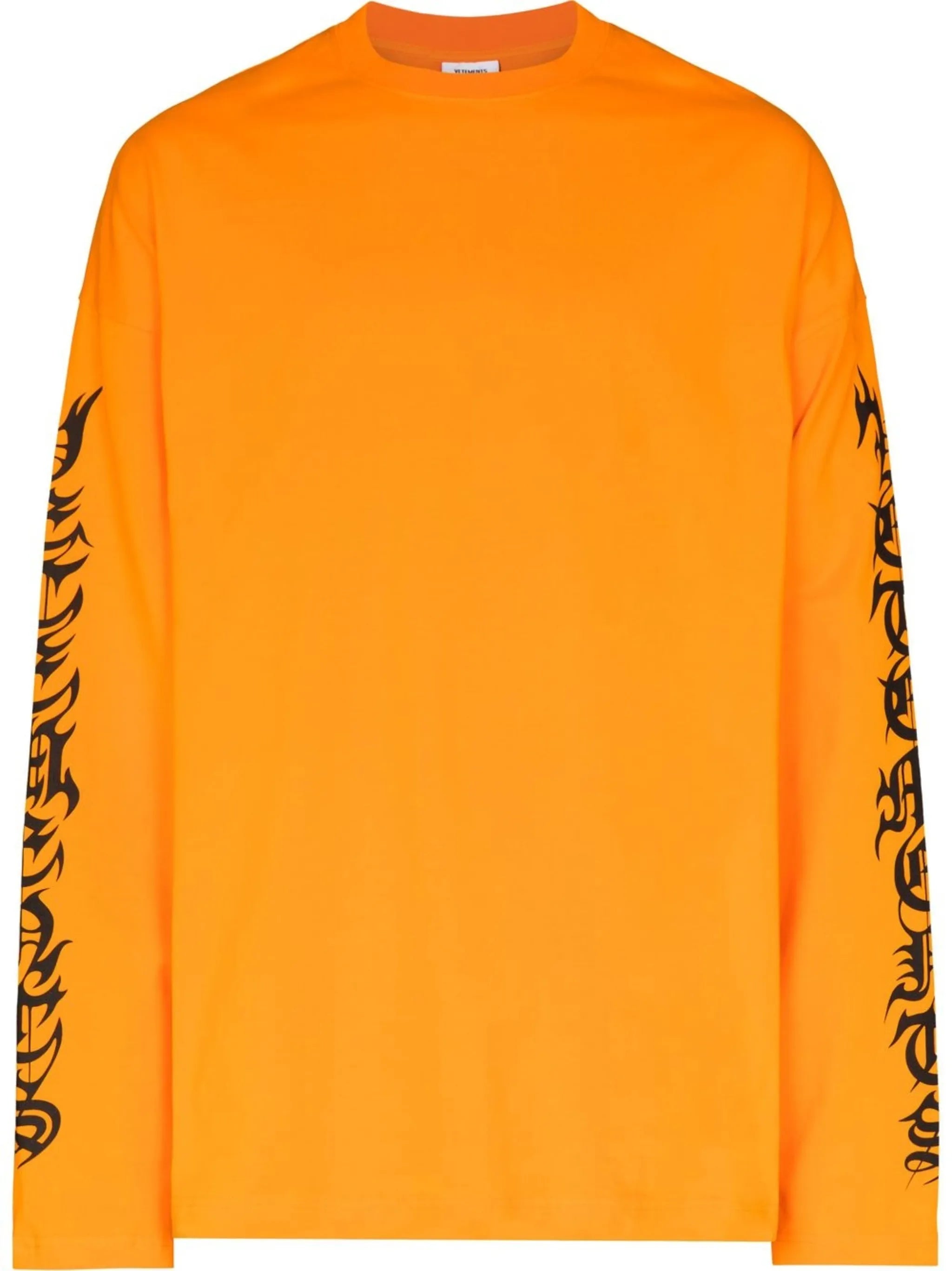 printed sleeve long-sleeve T-shirt