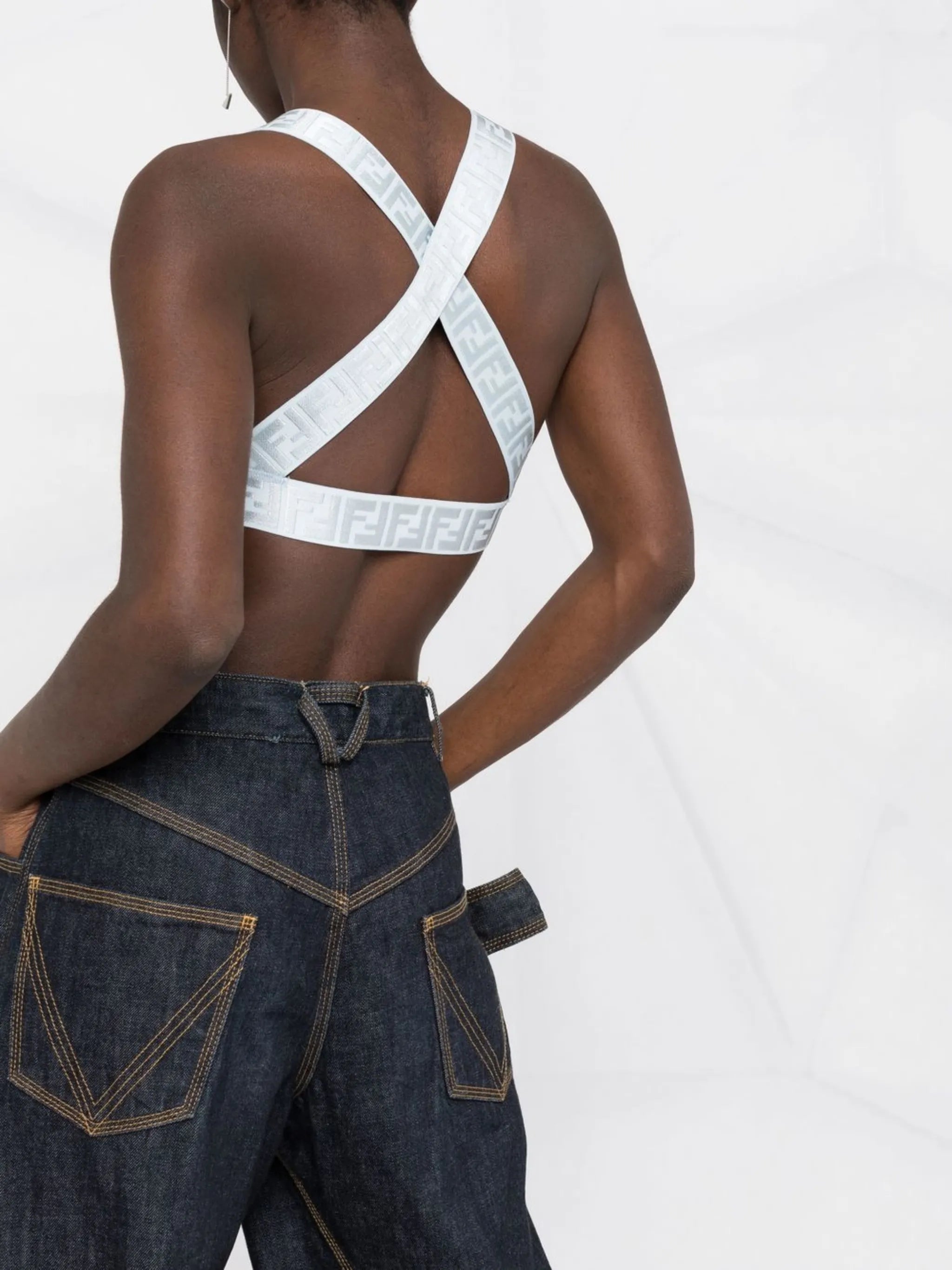 Lycra cropped top