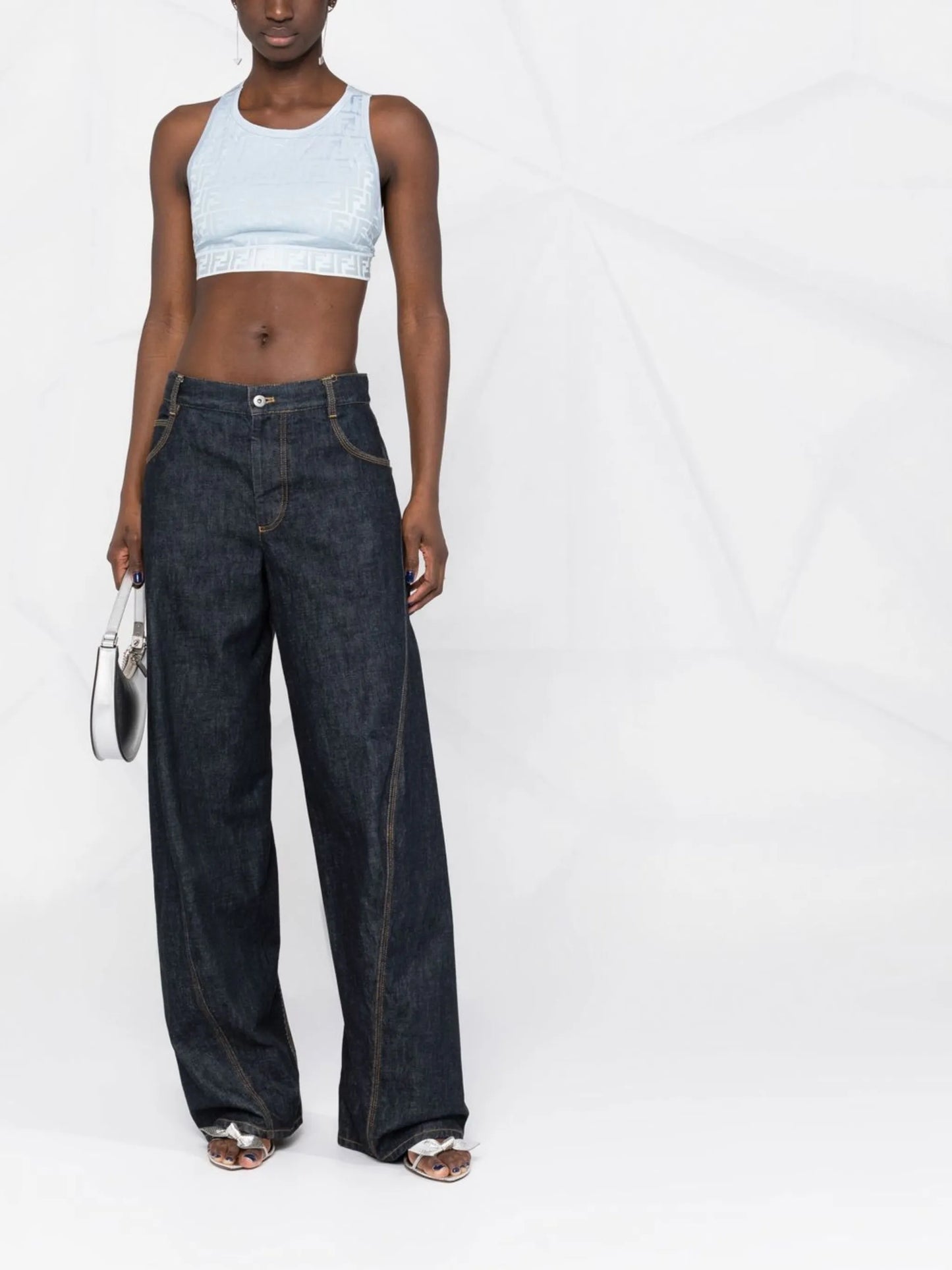 Lycra cropped top