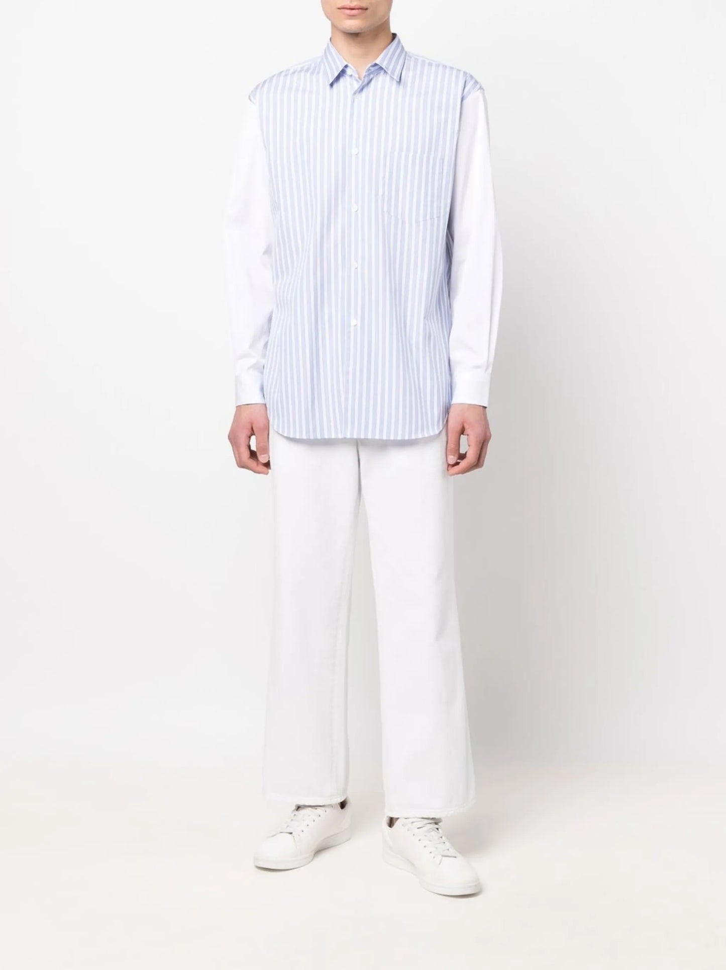 Forever stripe-print long-sleeve shirt