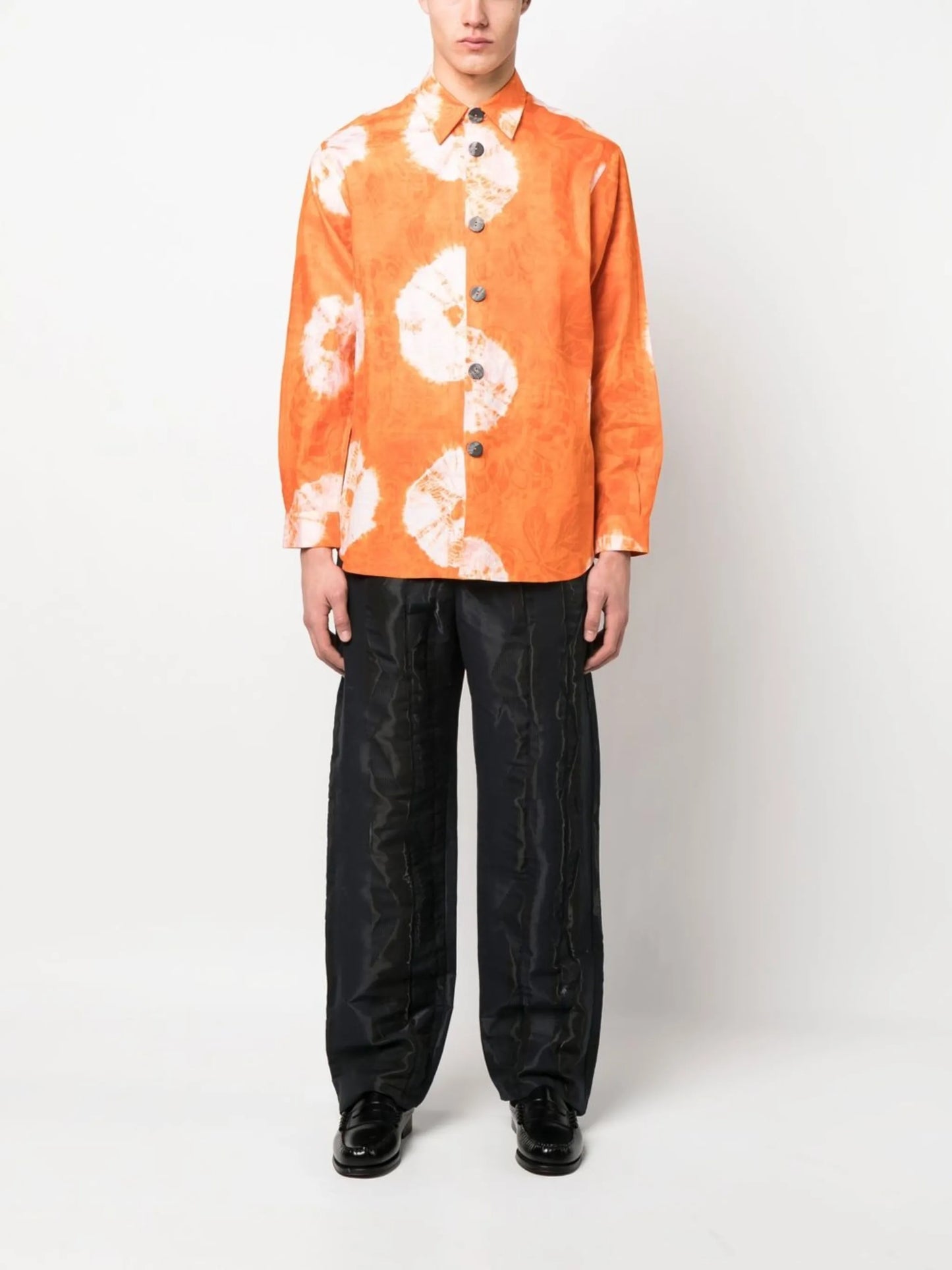 tie-dye long-sleeve shirt