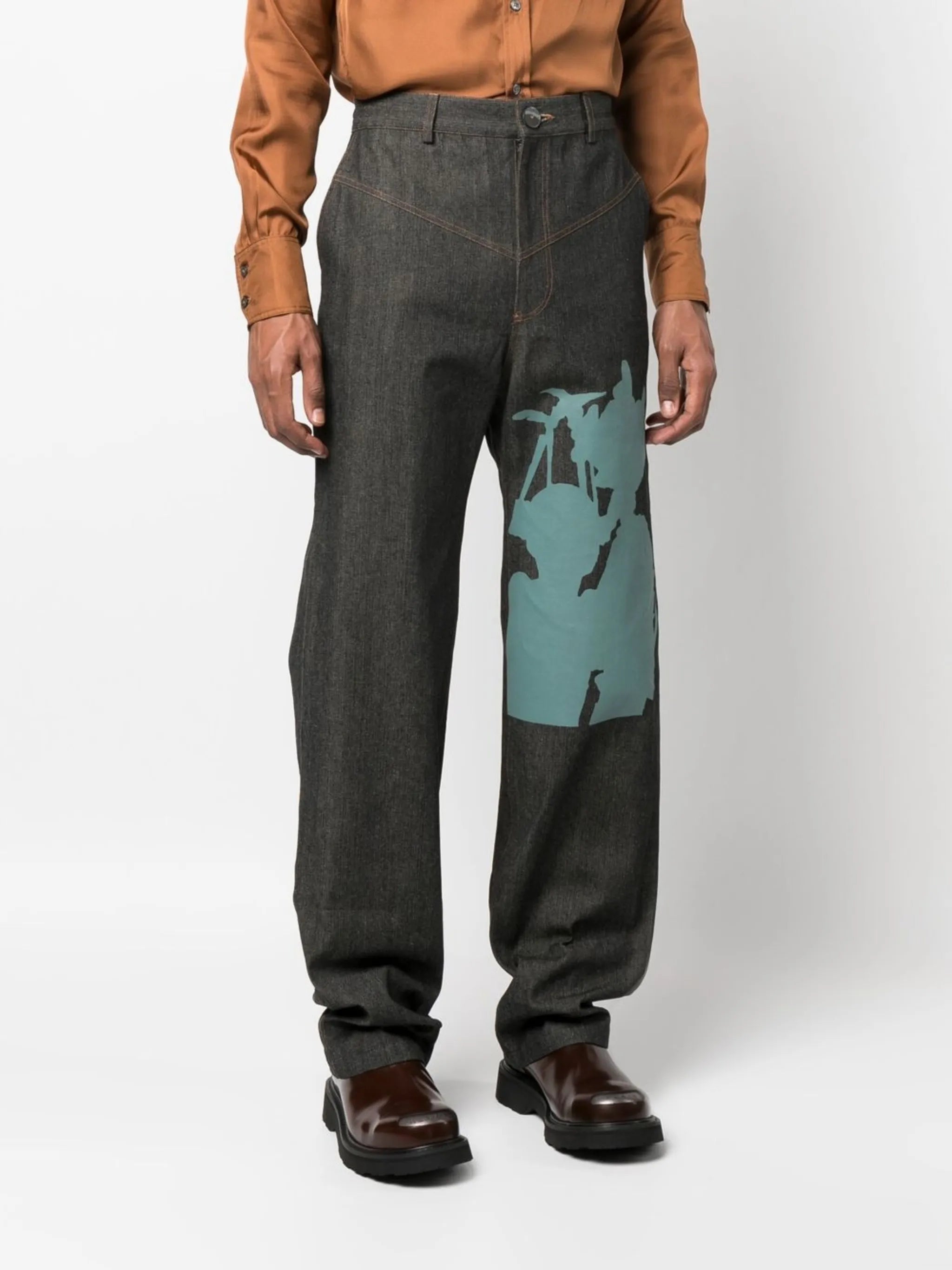 Nomoli printed jeans