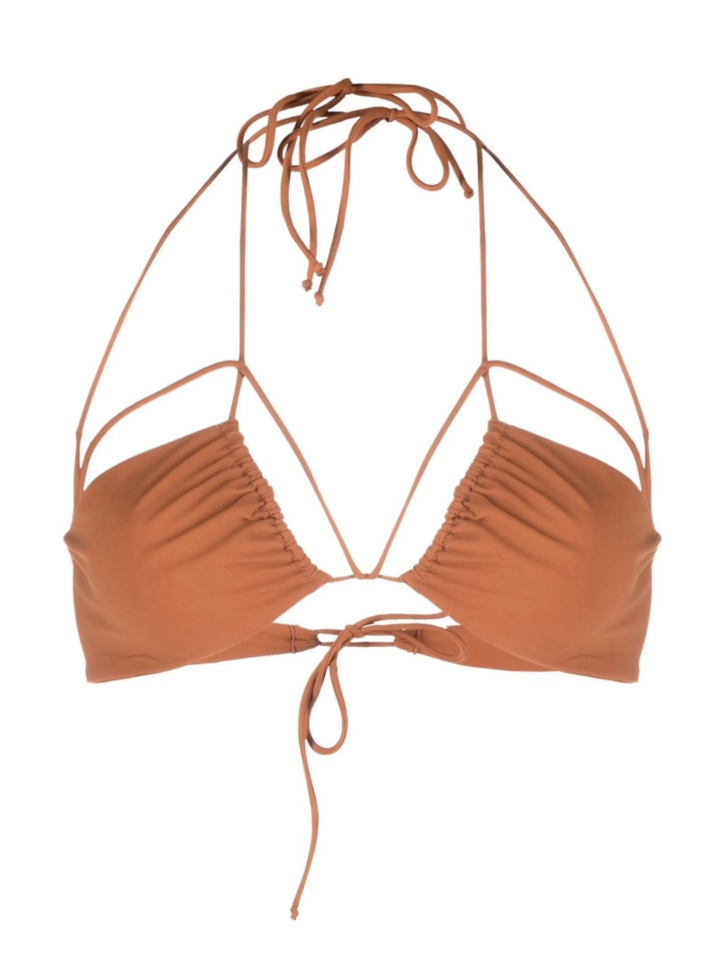 gathered-detail bikini top