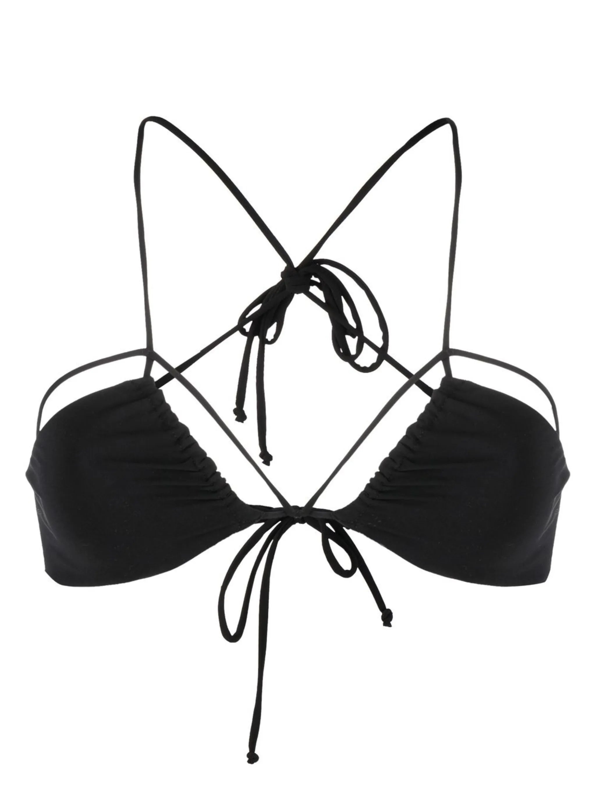 gathered-detail bikini top