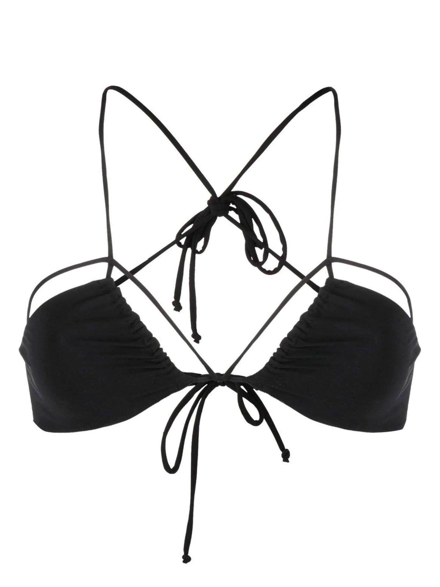 gathered-detail bikini top