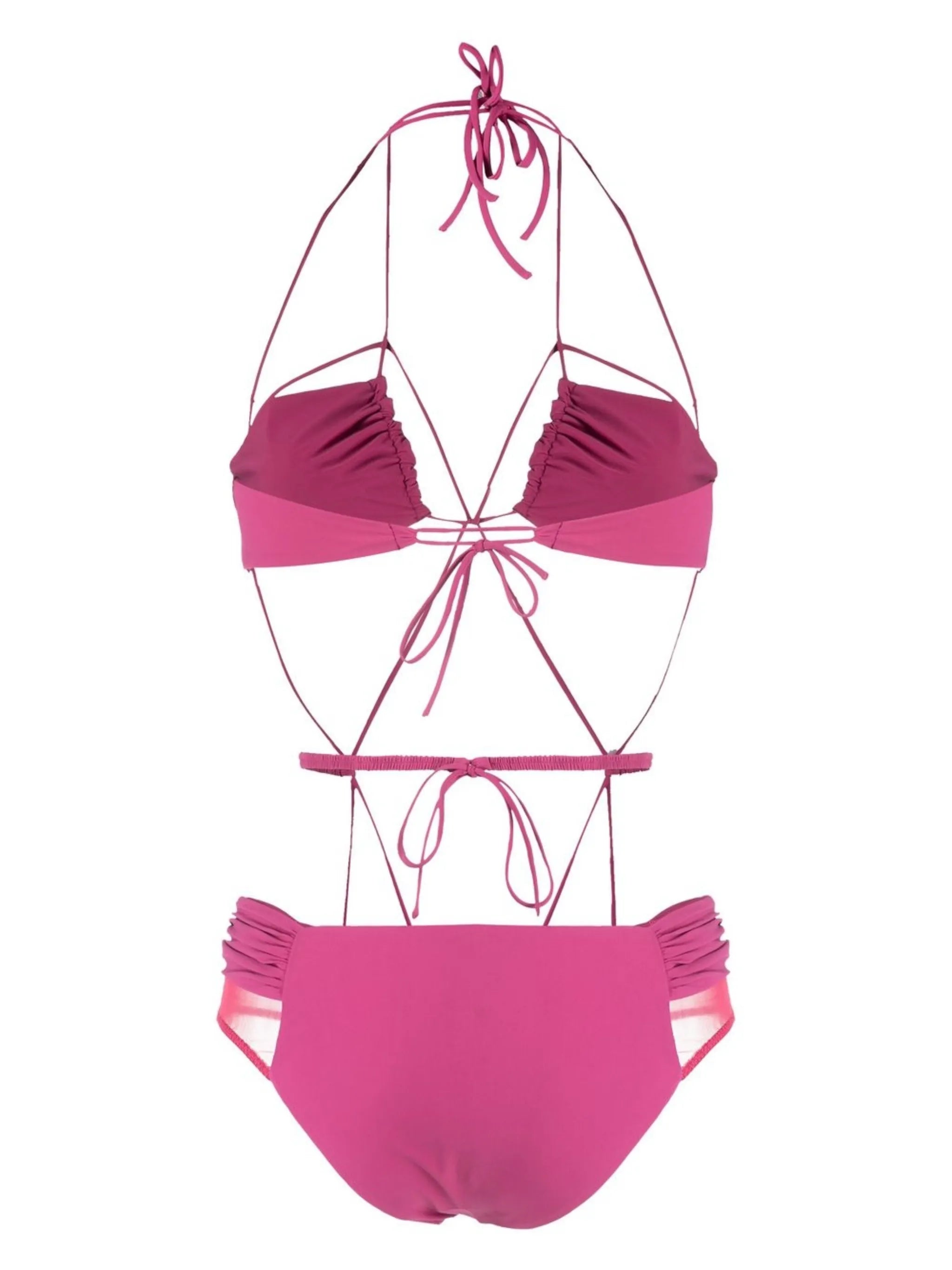 strappy-design swimsuit