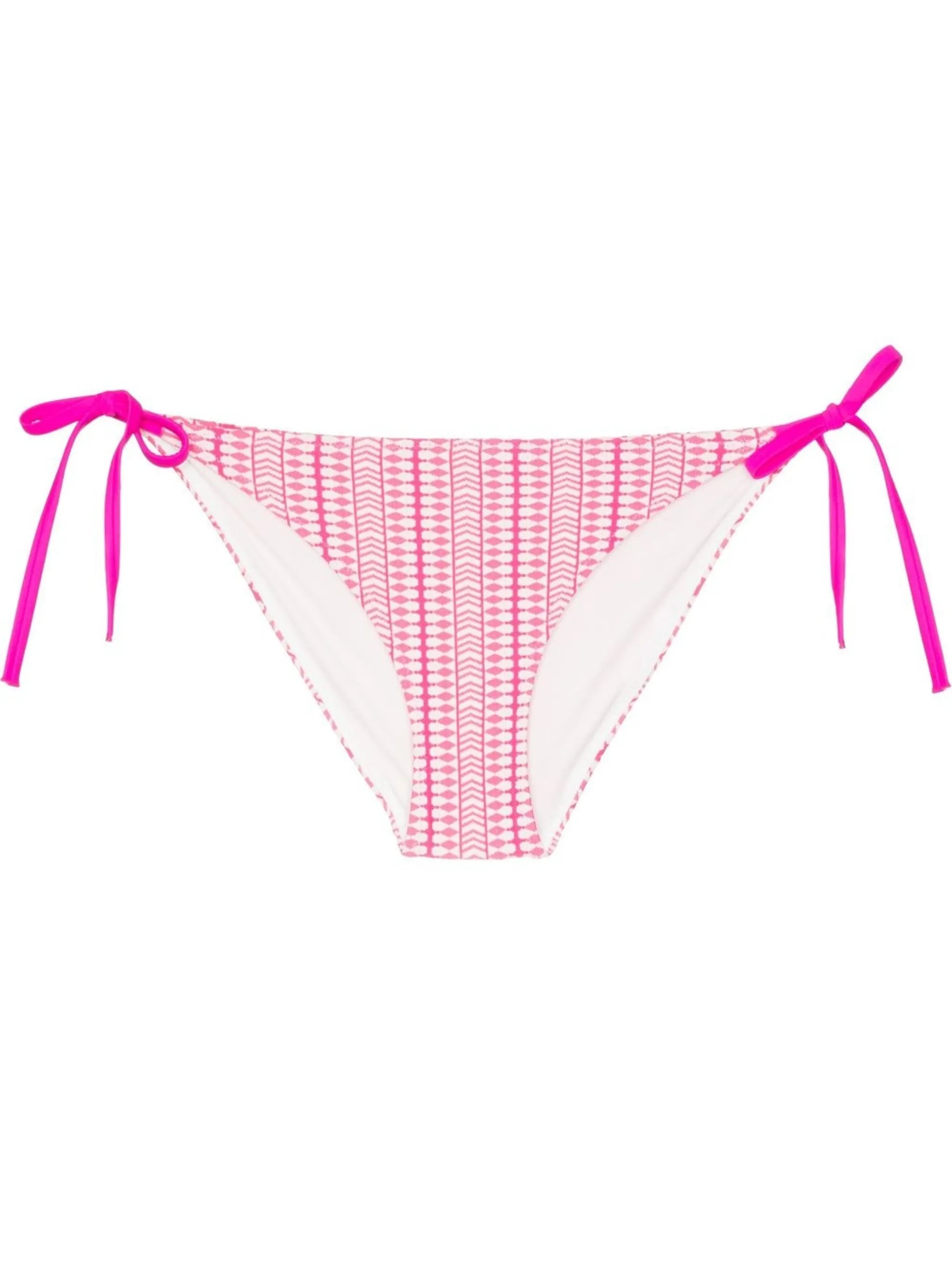 graphic-print bikini bottoms