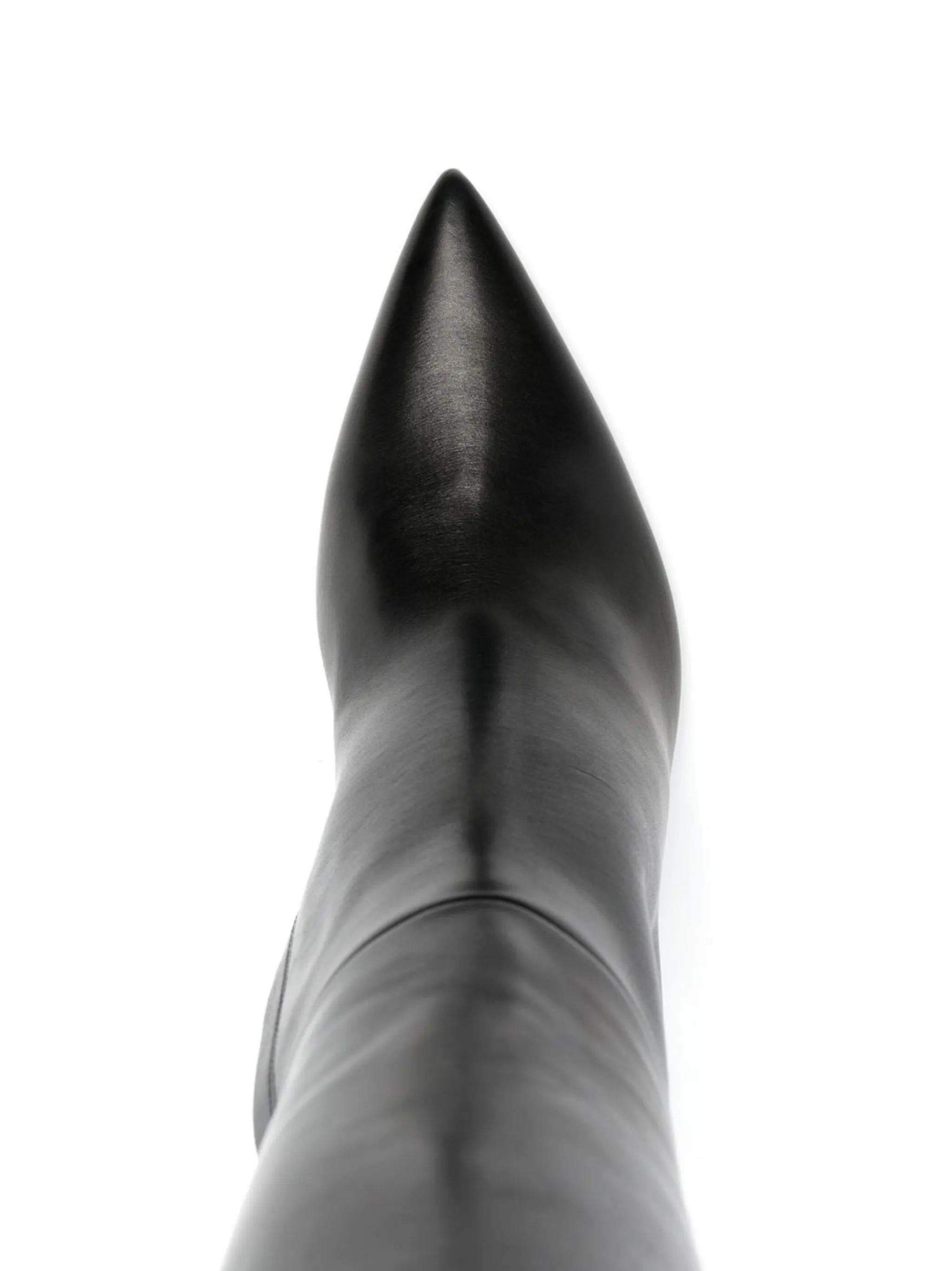 leather knee-high boots