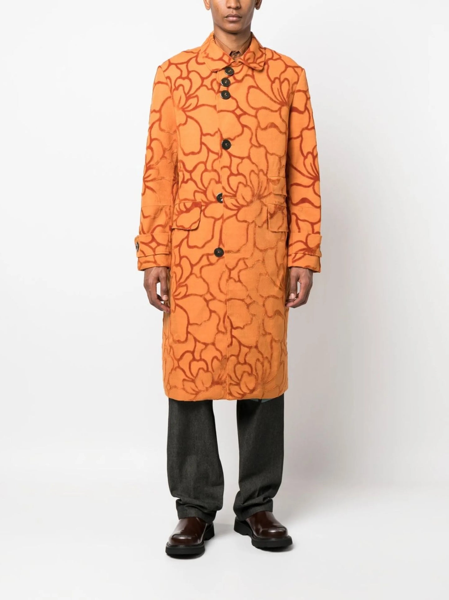 Idris Floral print coat