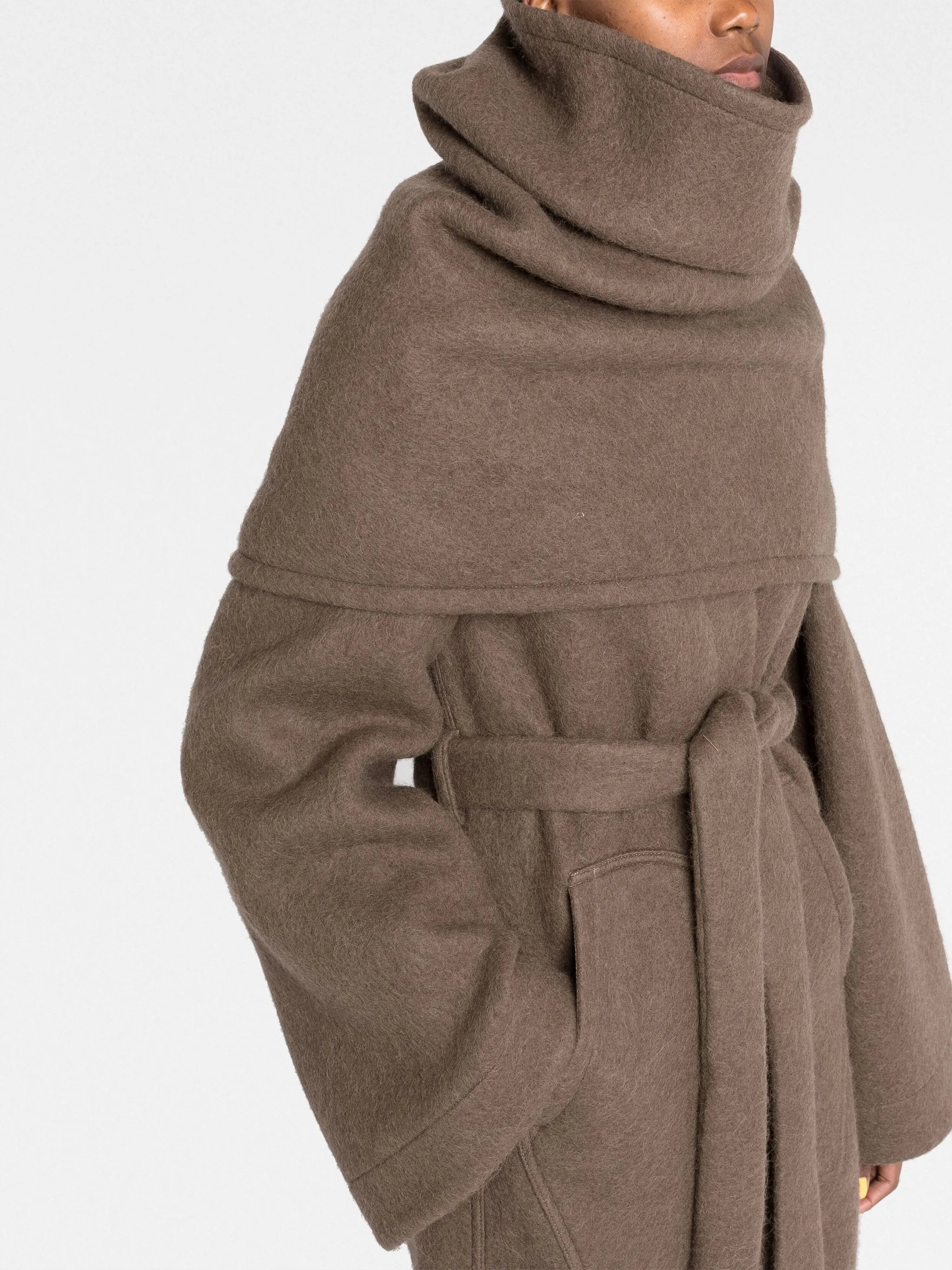wrap-around jacket