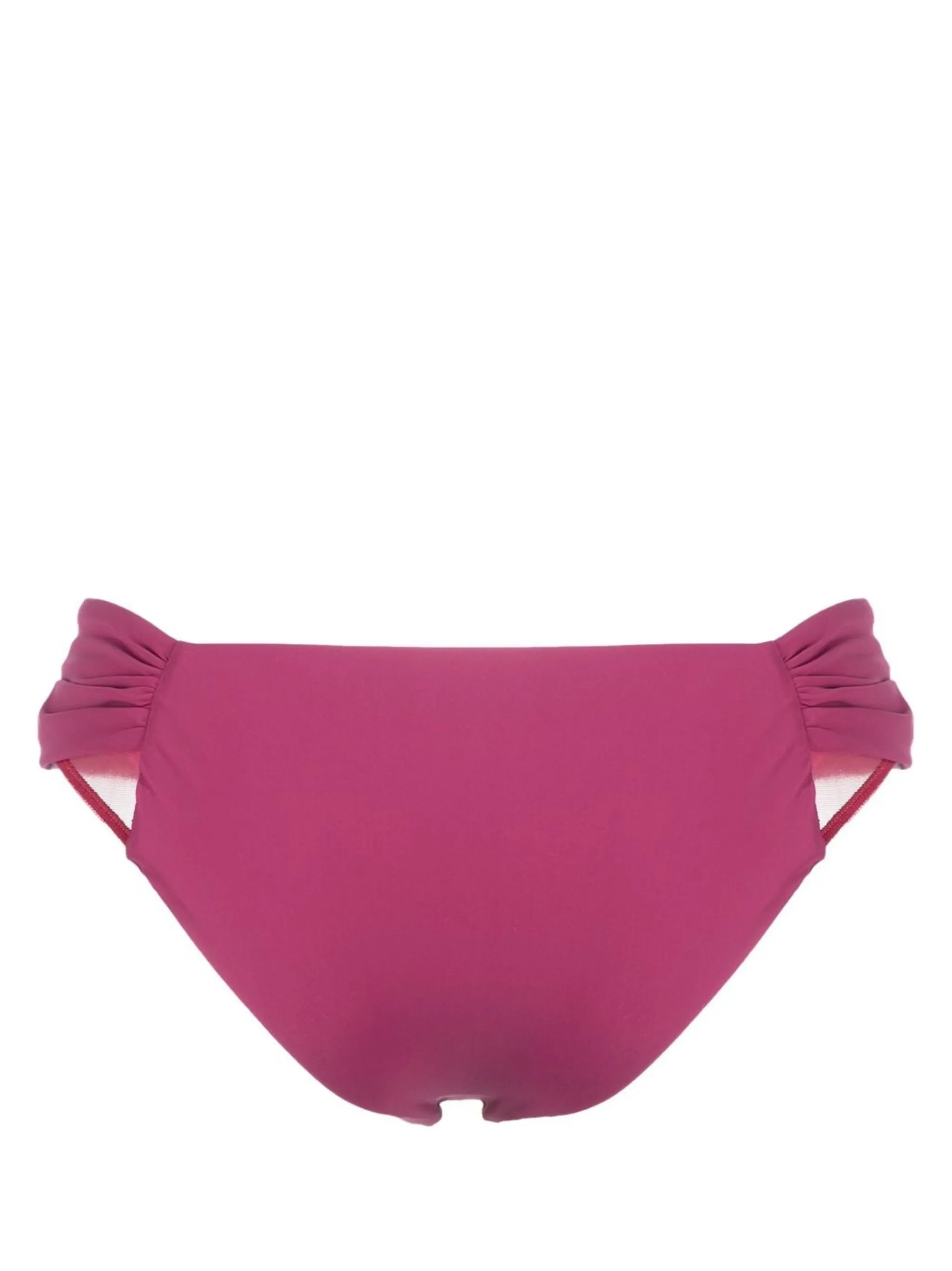 gathered-detail bikini bottoms