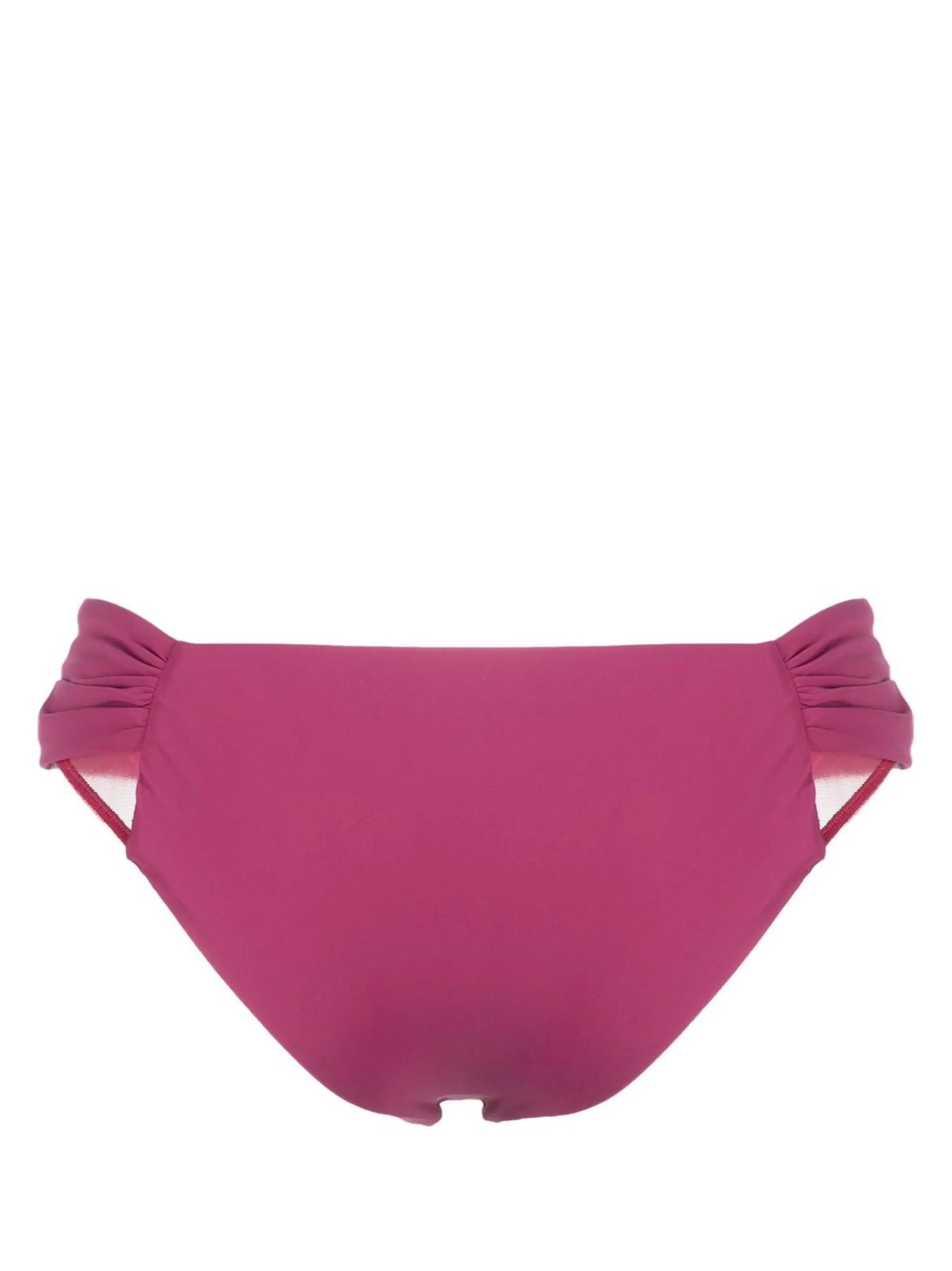 gathered-detail bikini bottoms