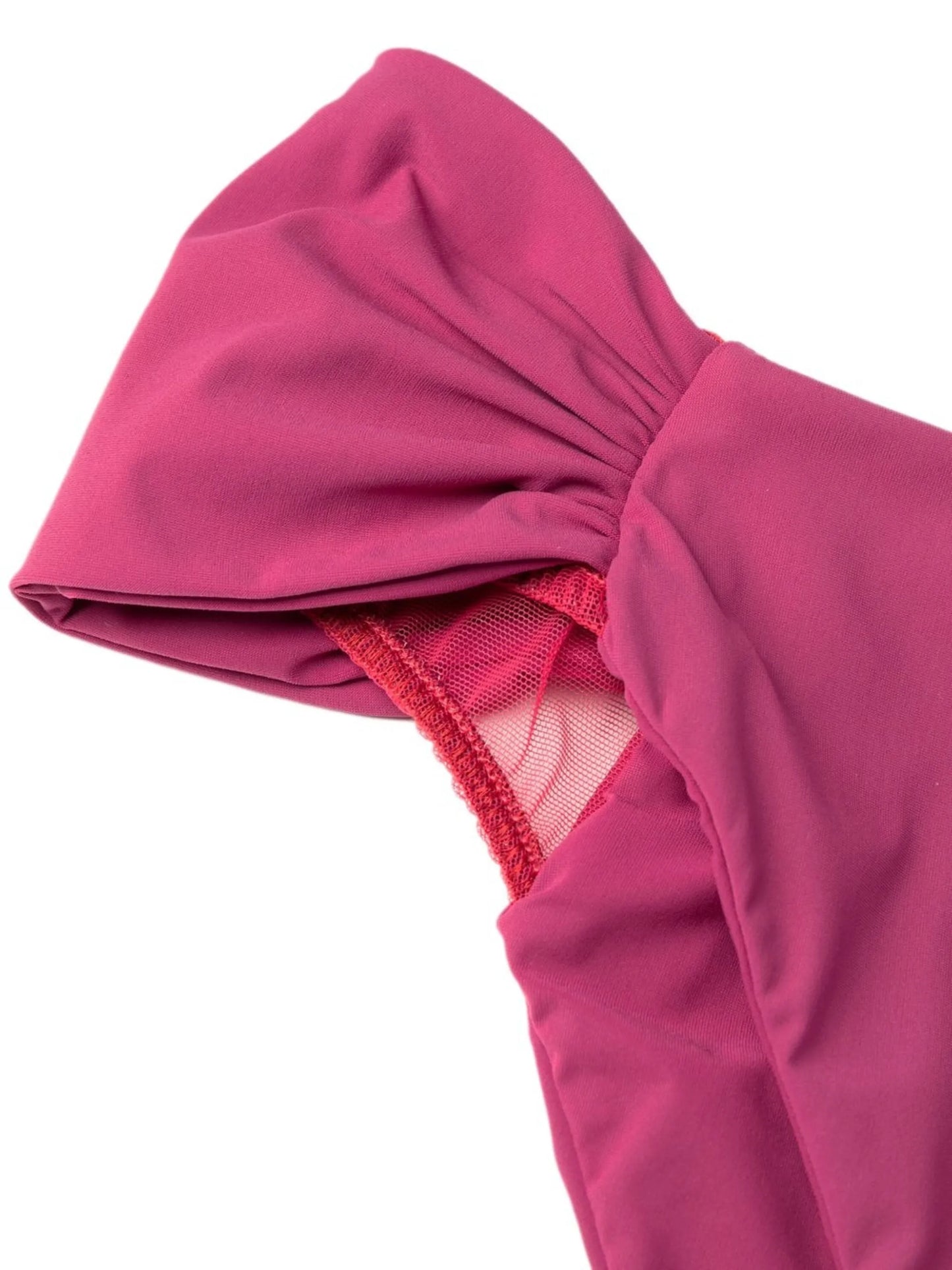 gathered-detail bikini bottoms