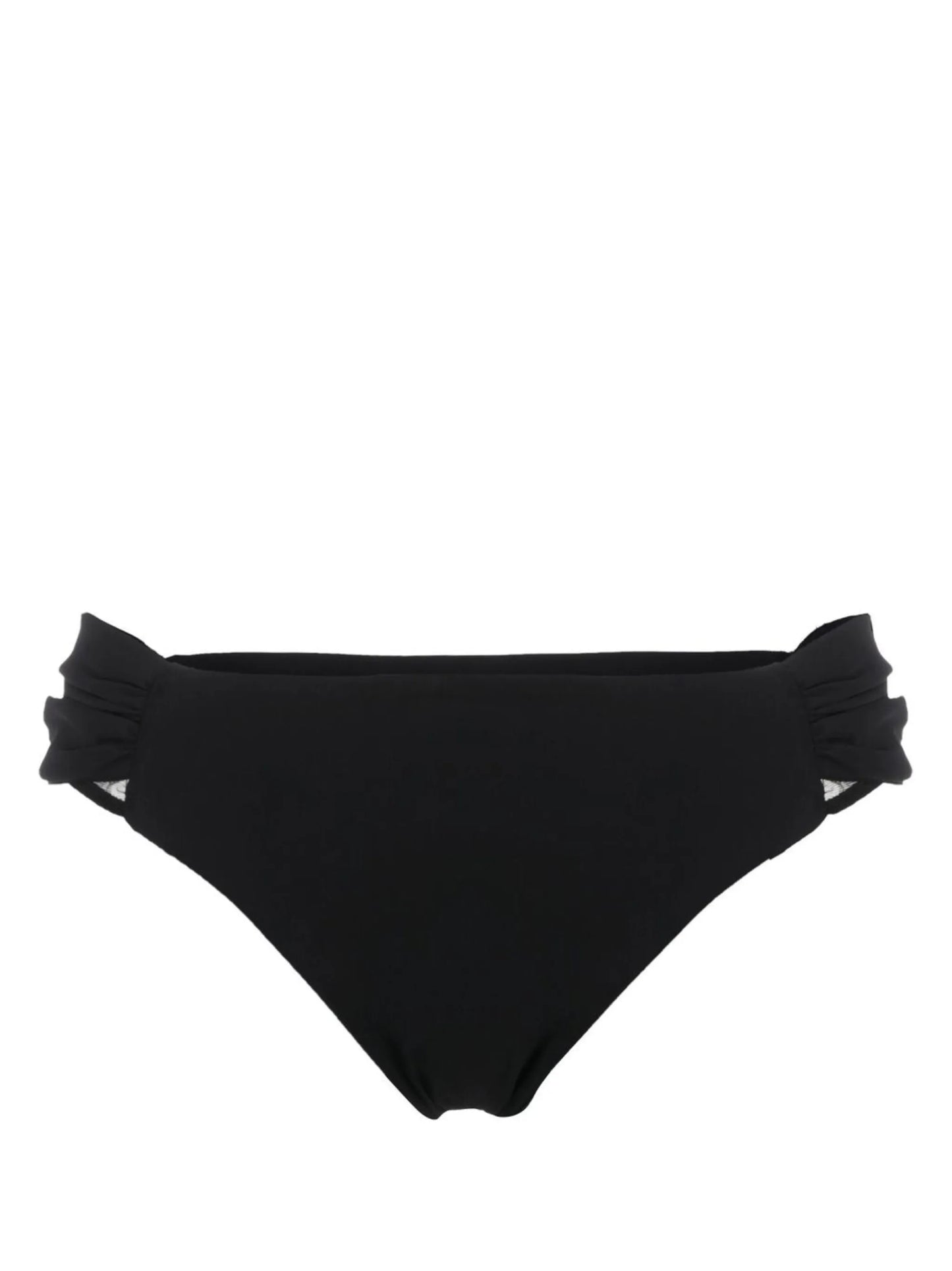 draped side bikini bottoms