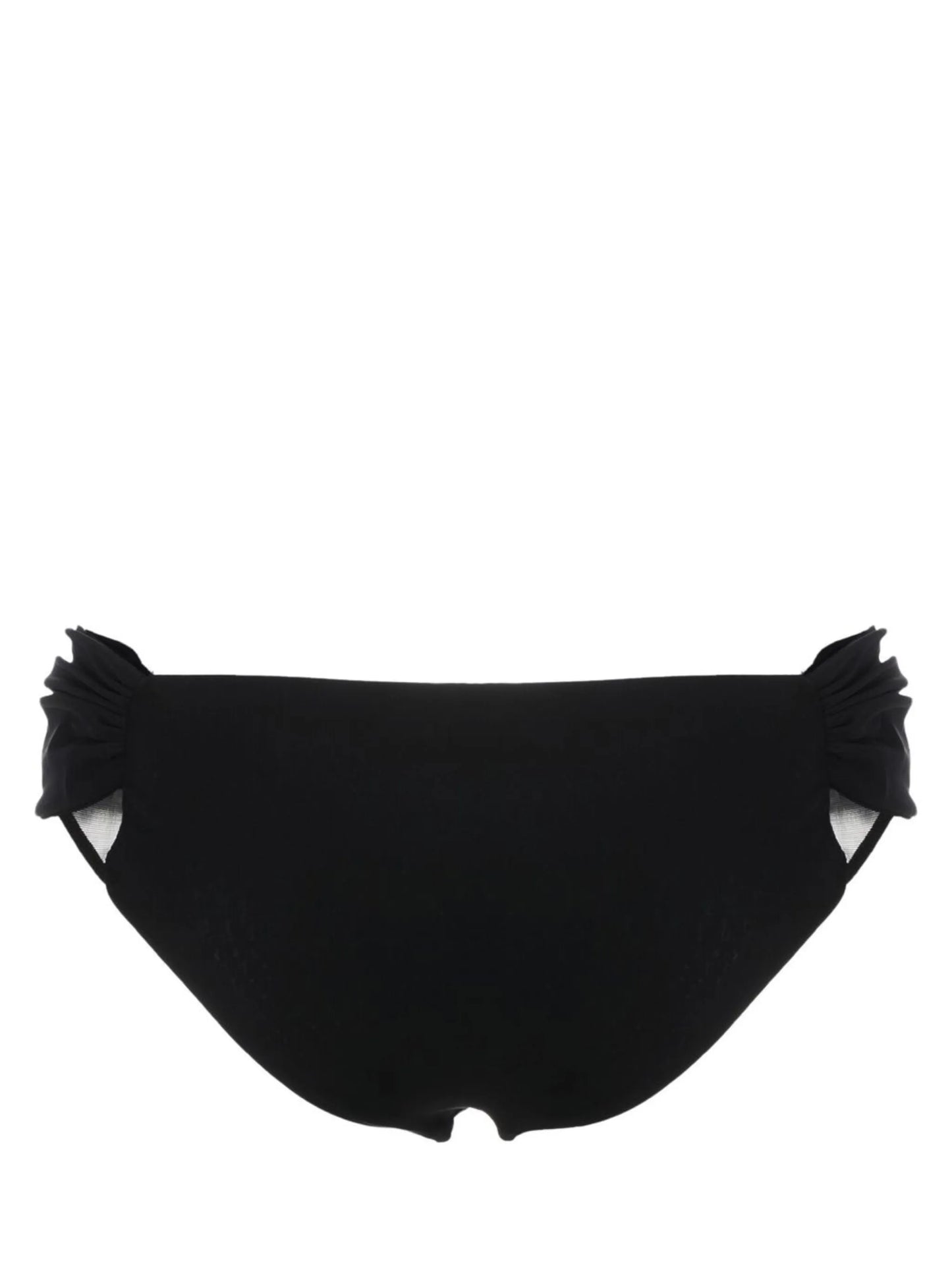 draped side bikini bottoms