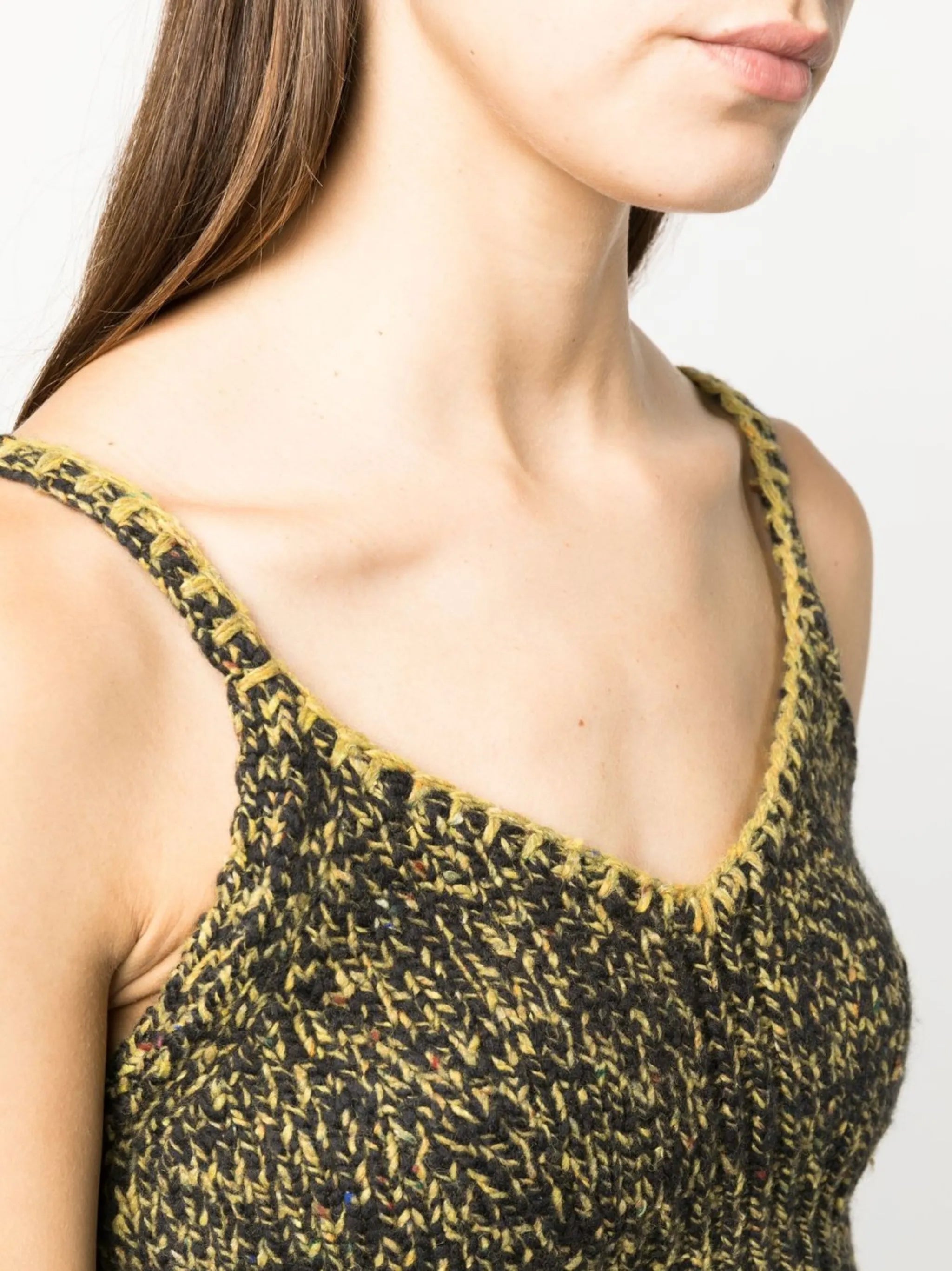 Lia V-neck crop top