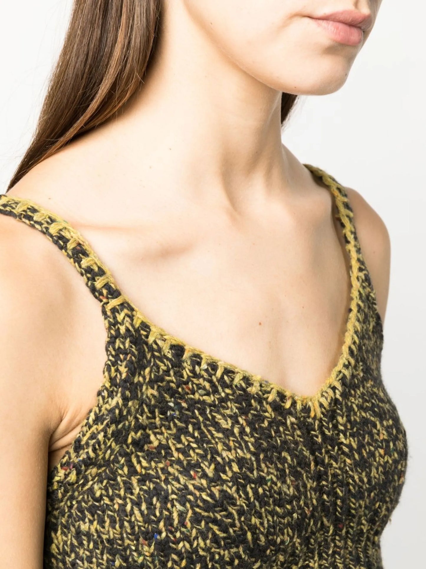 Lia V-neck crop top