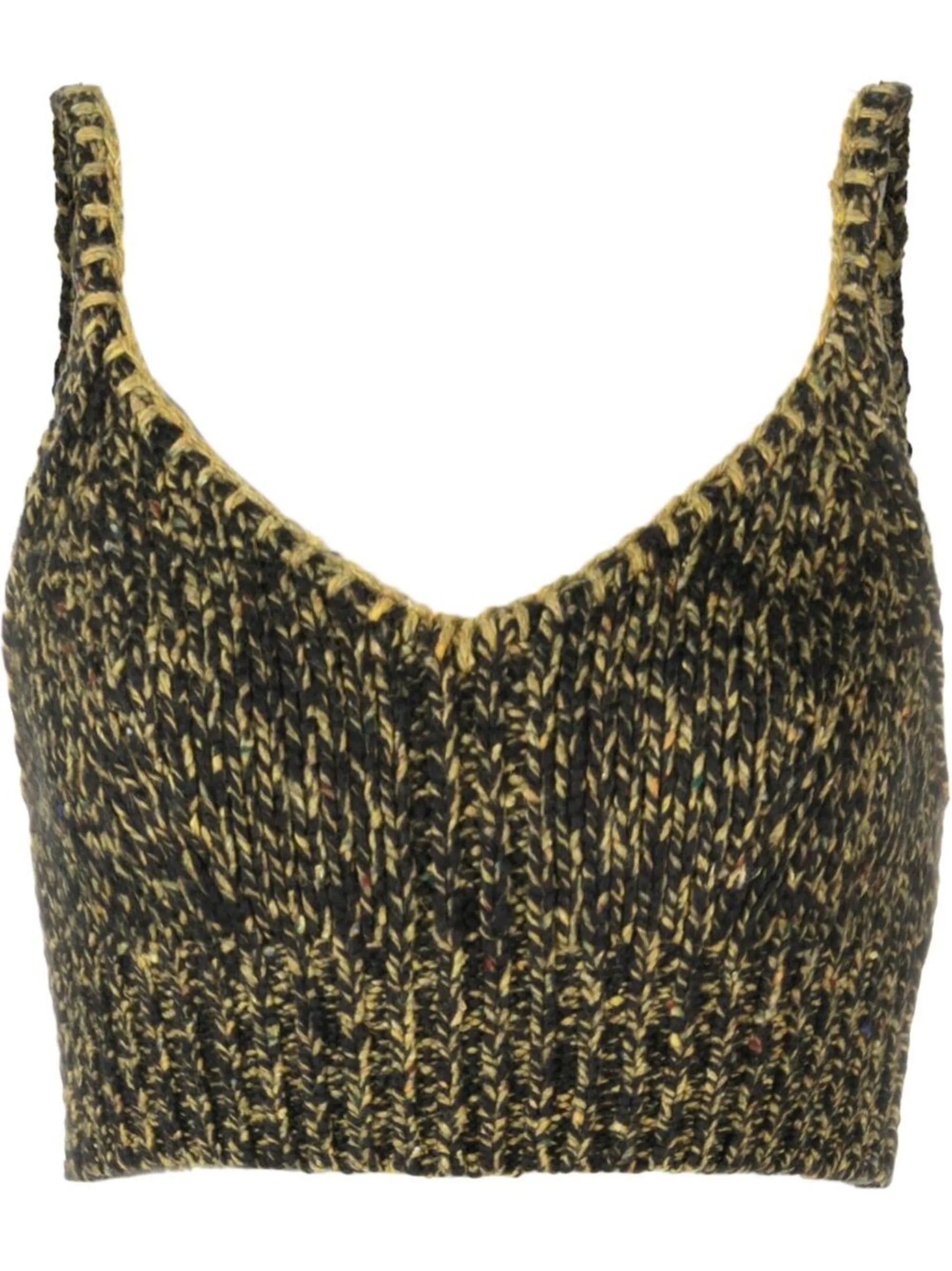 Lia V-neck crop top