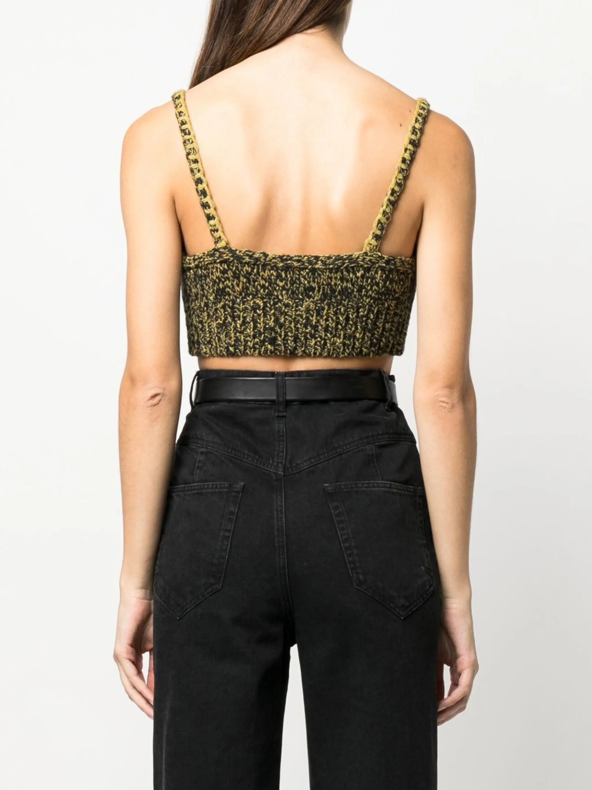 Lia V-neck crop top