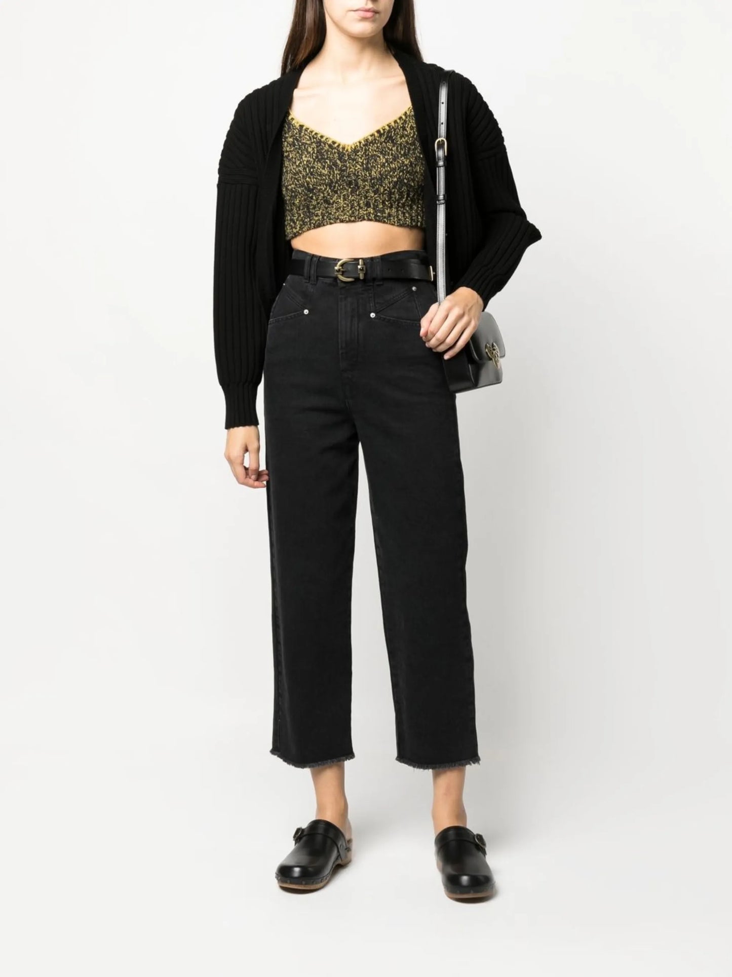 Lia V-neck crop top