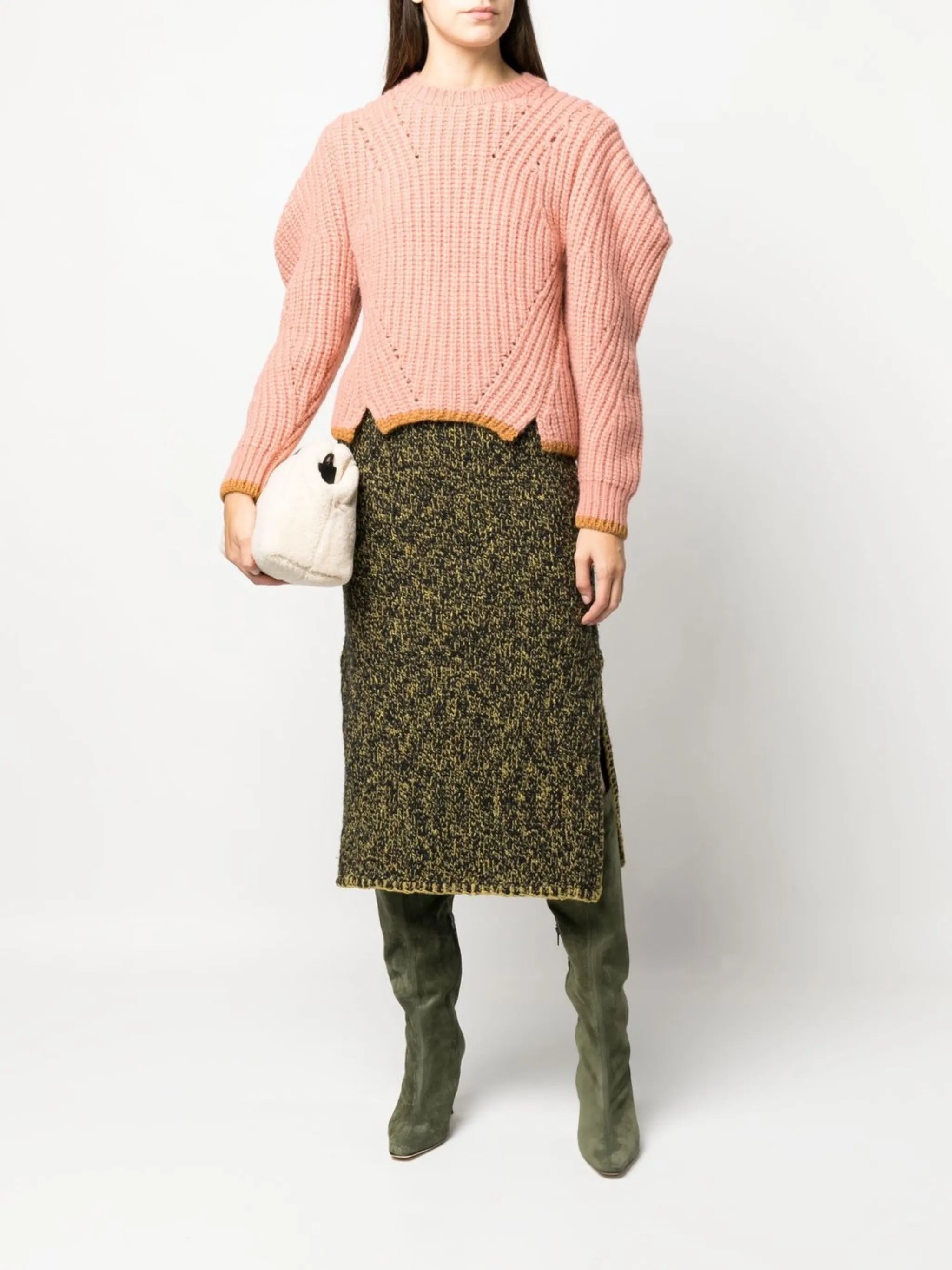 Lorena split-hem jumper