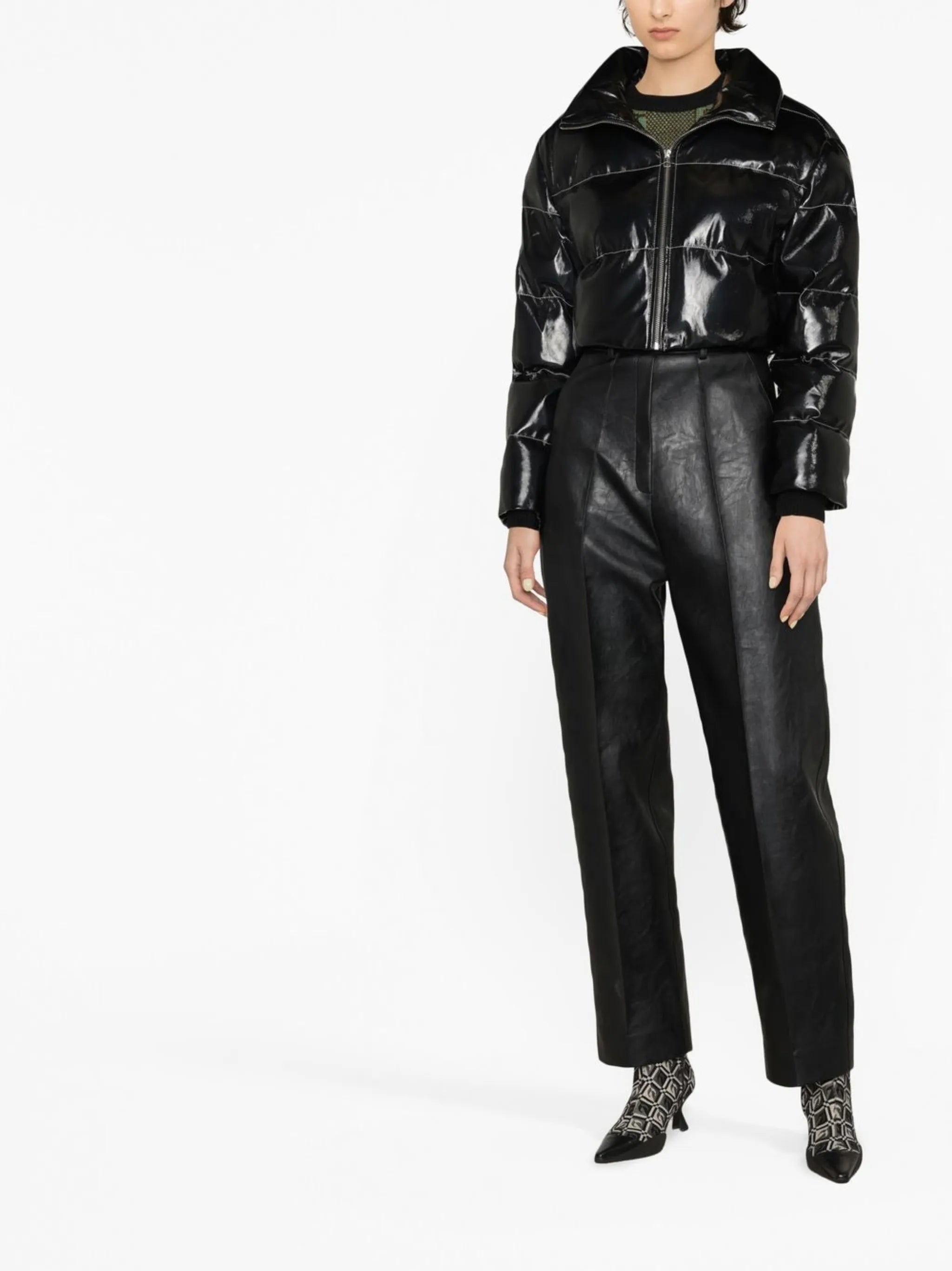 Ace cropped puffer jacket