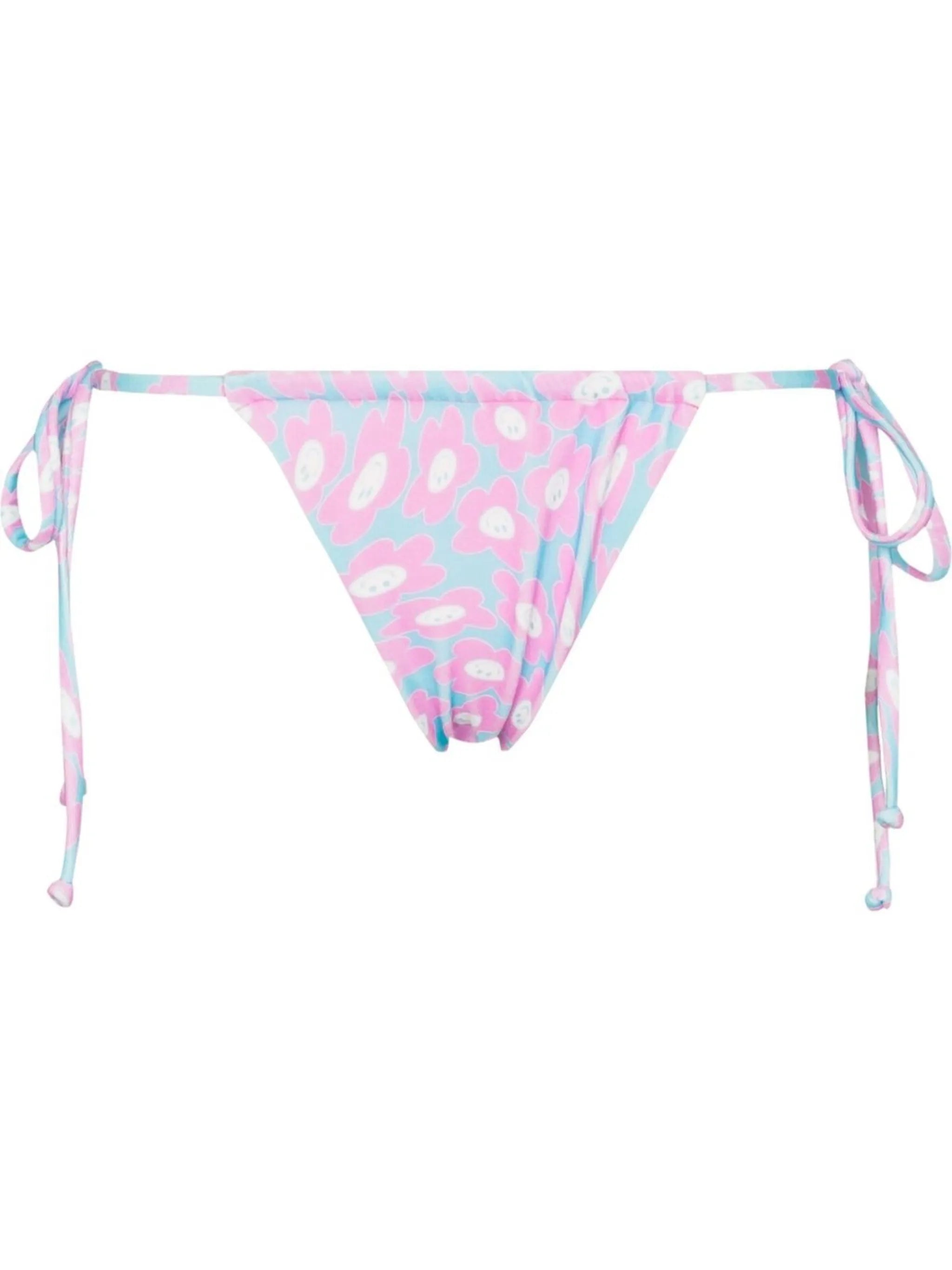 Tia floral-print bikini bottoms