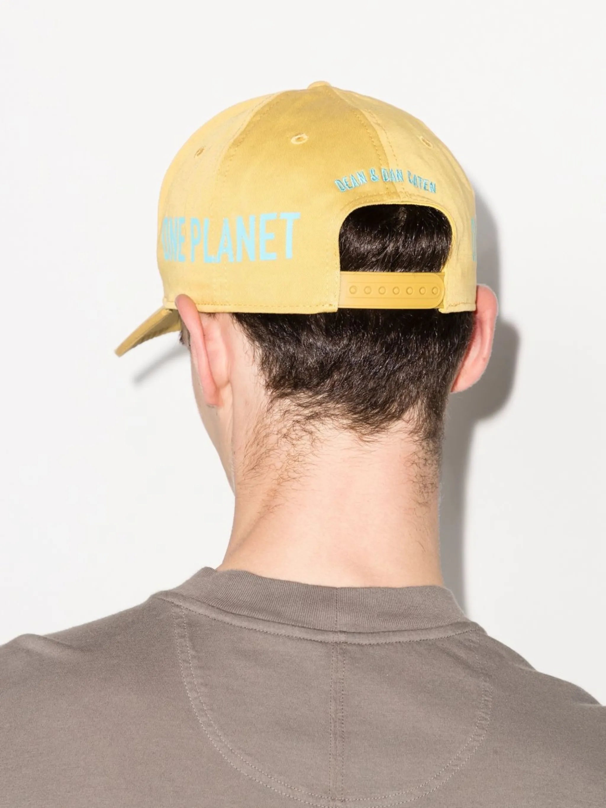 logo-print baseball cap