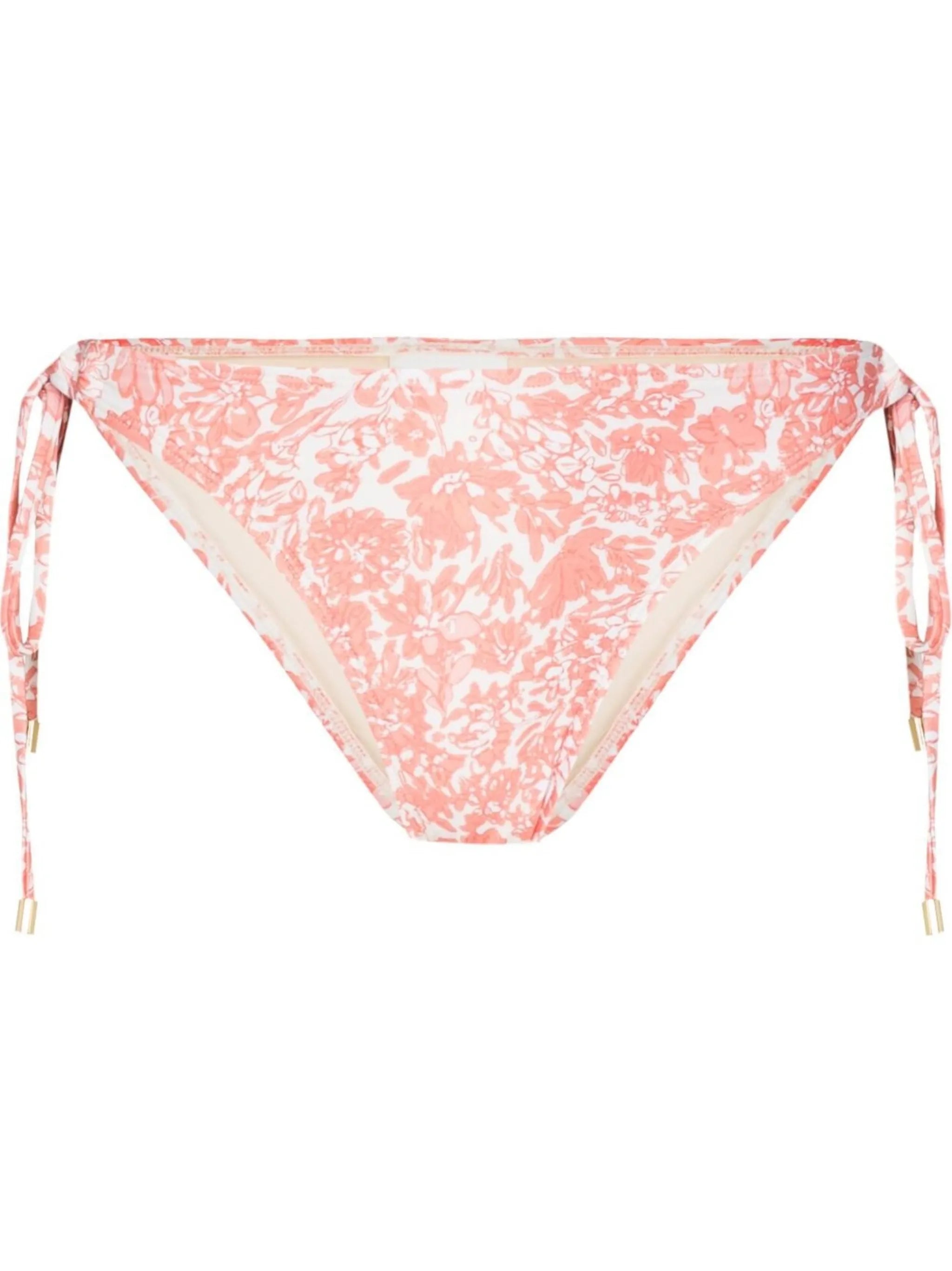 floral-print tie-fastening bikini bottoms
