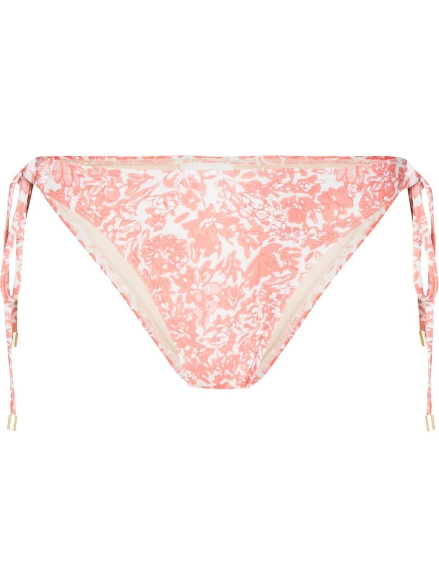 floral-print tie-fastening bikini bottoms