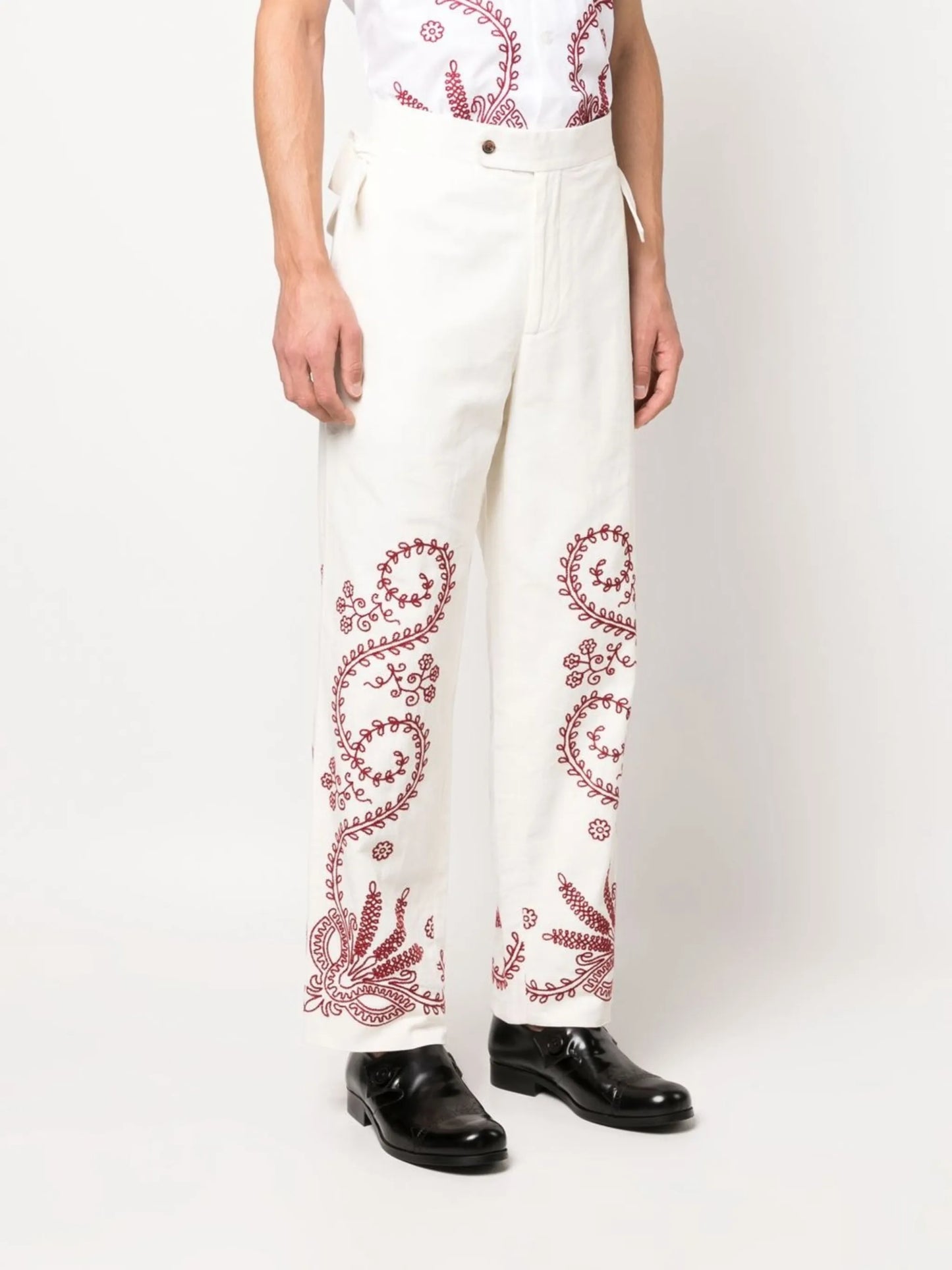 Pilea straight-leg trousers