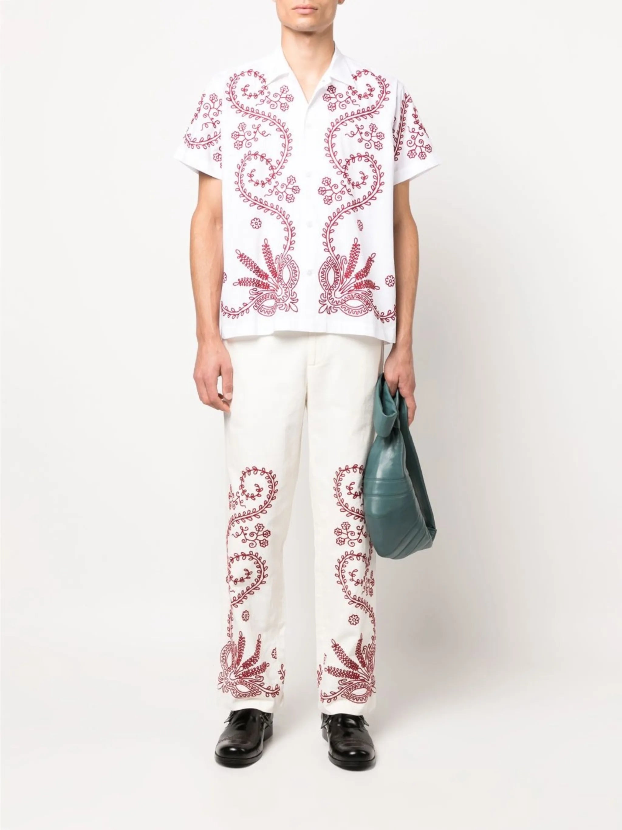 Pilea straight-leg trousers