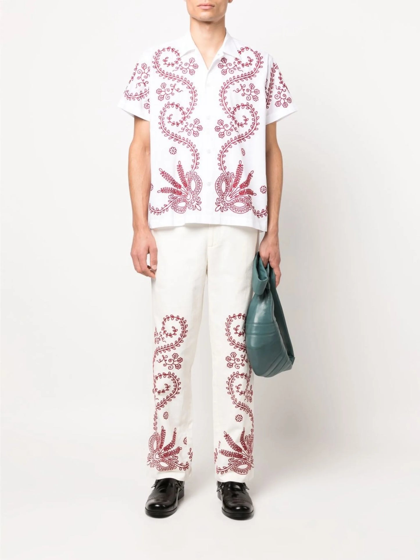 Pilea straight-leg trousers