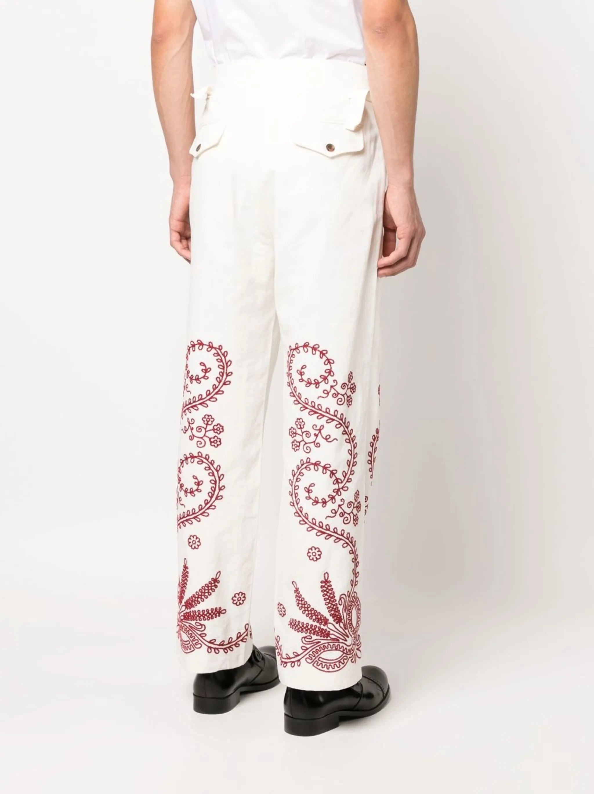Pilea straight-leg trousers