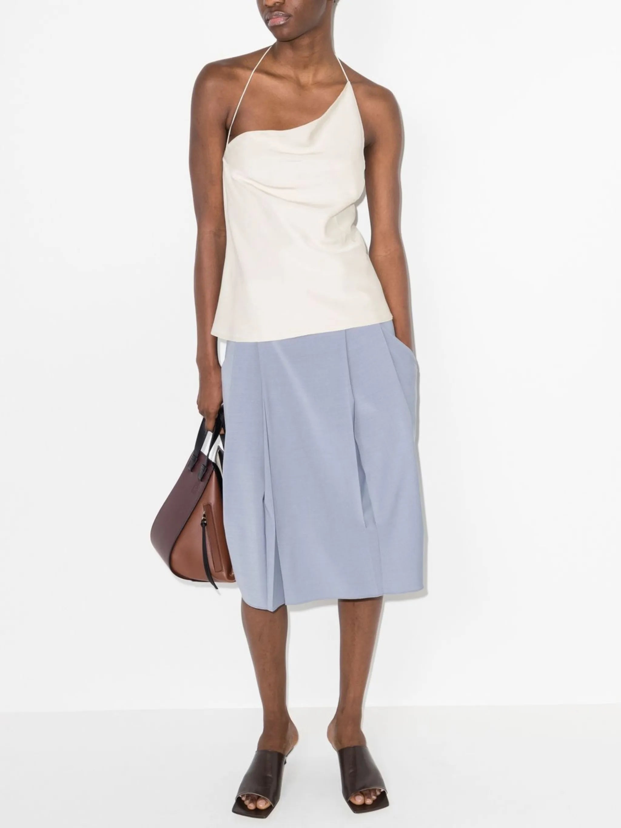 one-shoulder camisole top