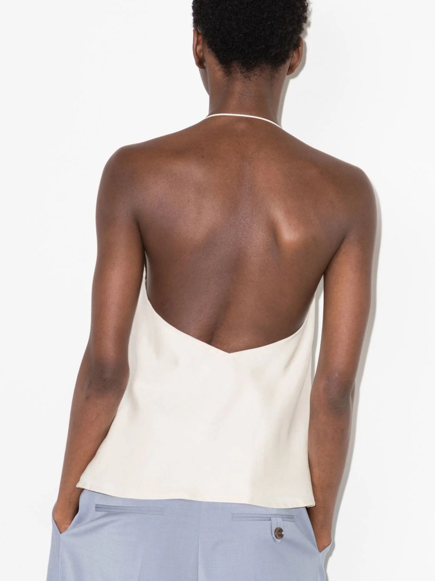 one-shoulder camisole top