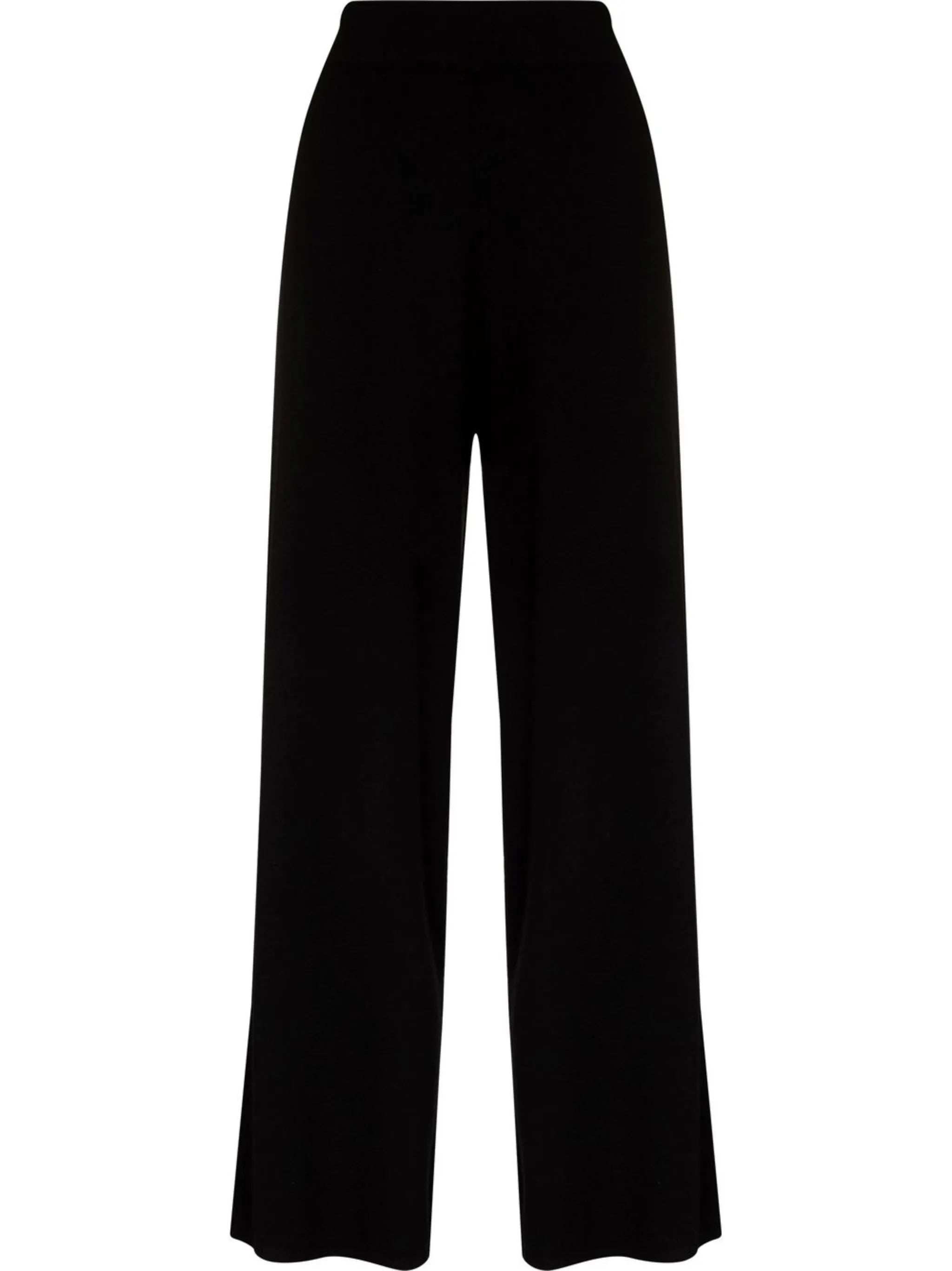 wide-leg cashmere knitted trousers