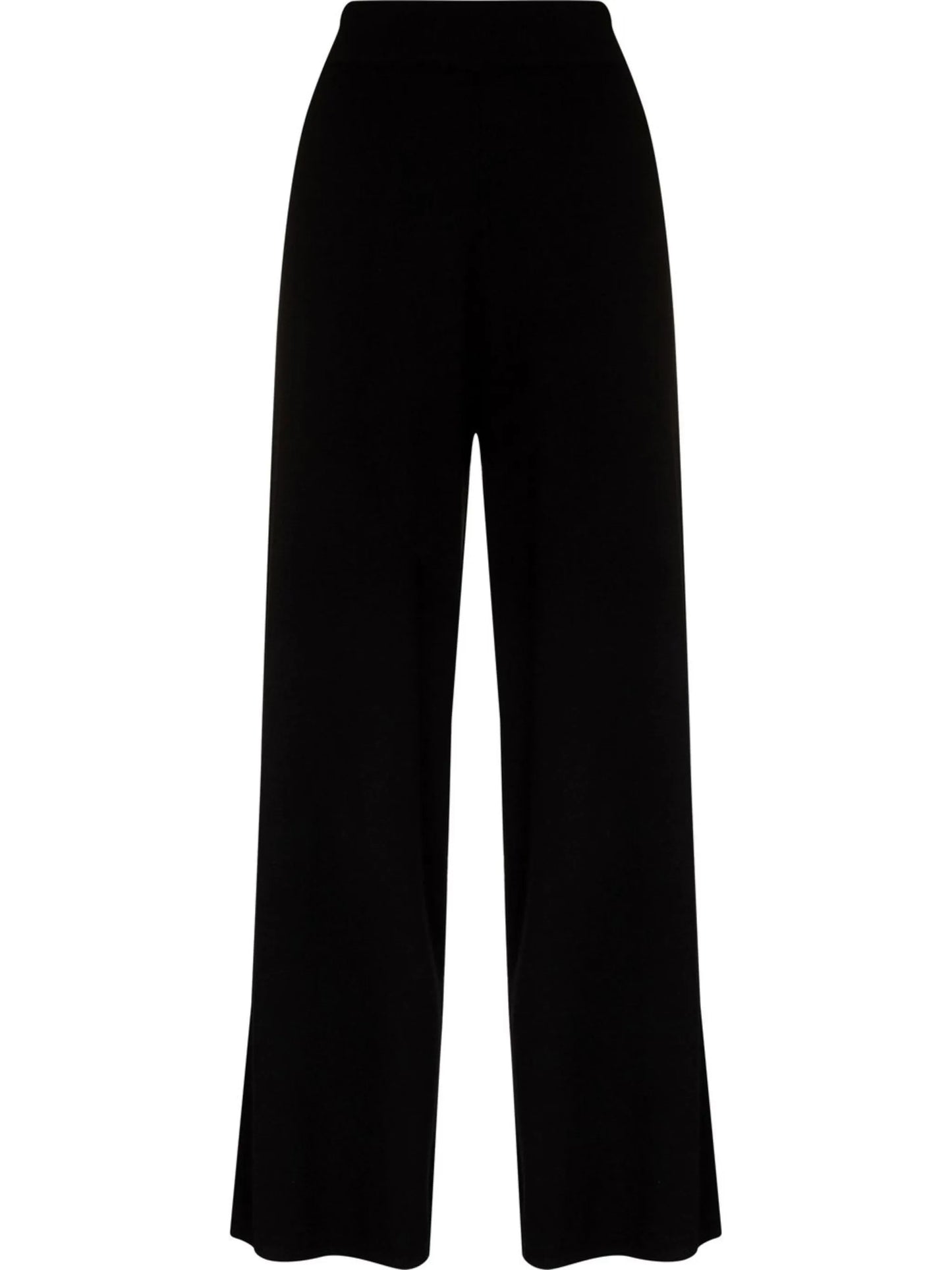 wide-leg cashmere knitted trousers