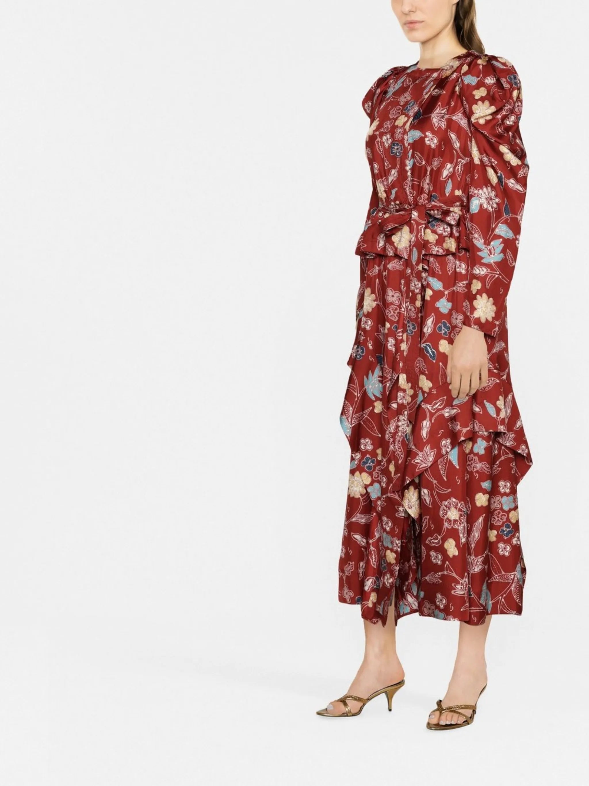 Virginie floral-print dress