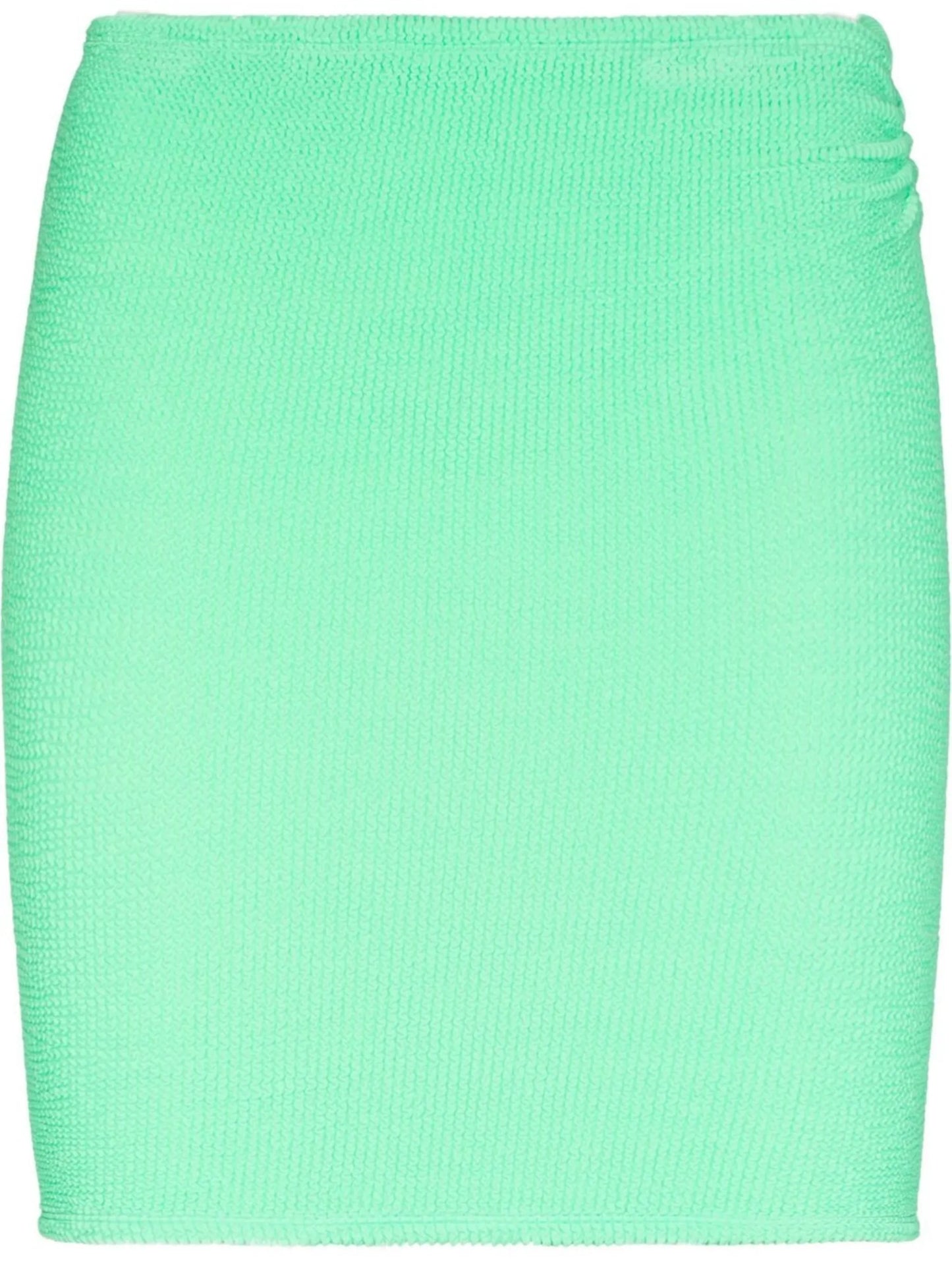 crinkle bodycon midi skirt