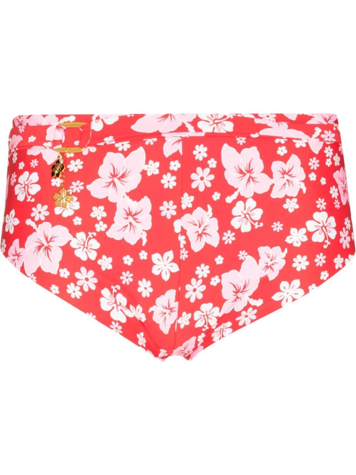 floral mid-rise bikini bottoms
