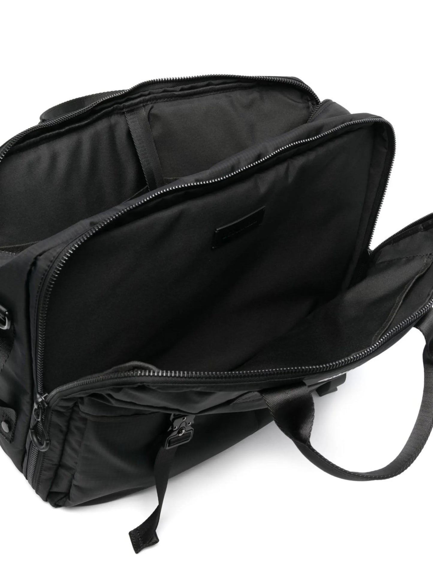 Ceresio 9 logo-print briefcase