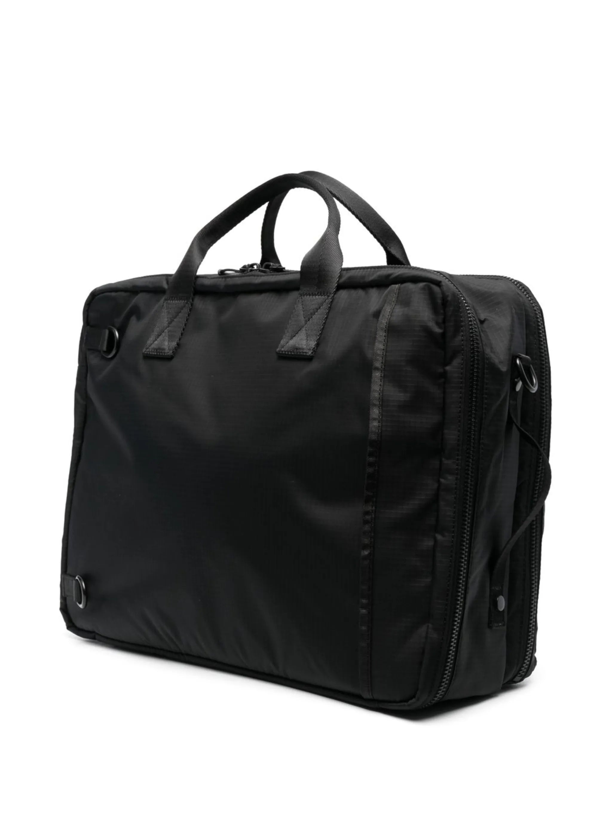 Ceresio 9 logo-print briefcase