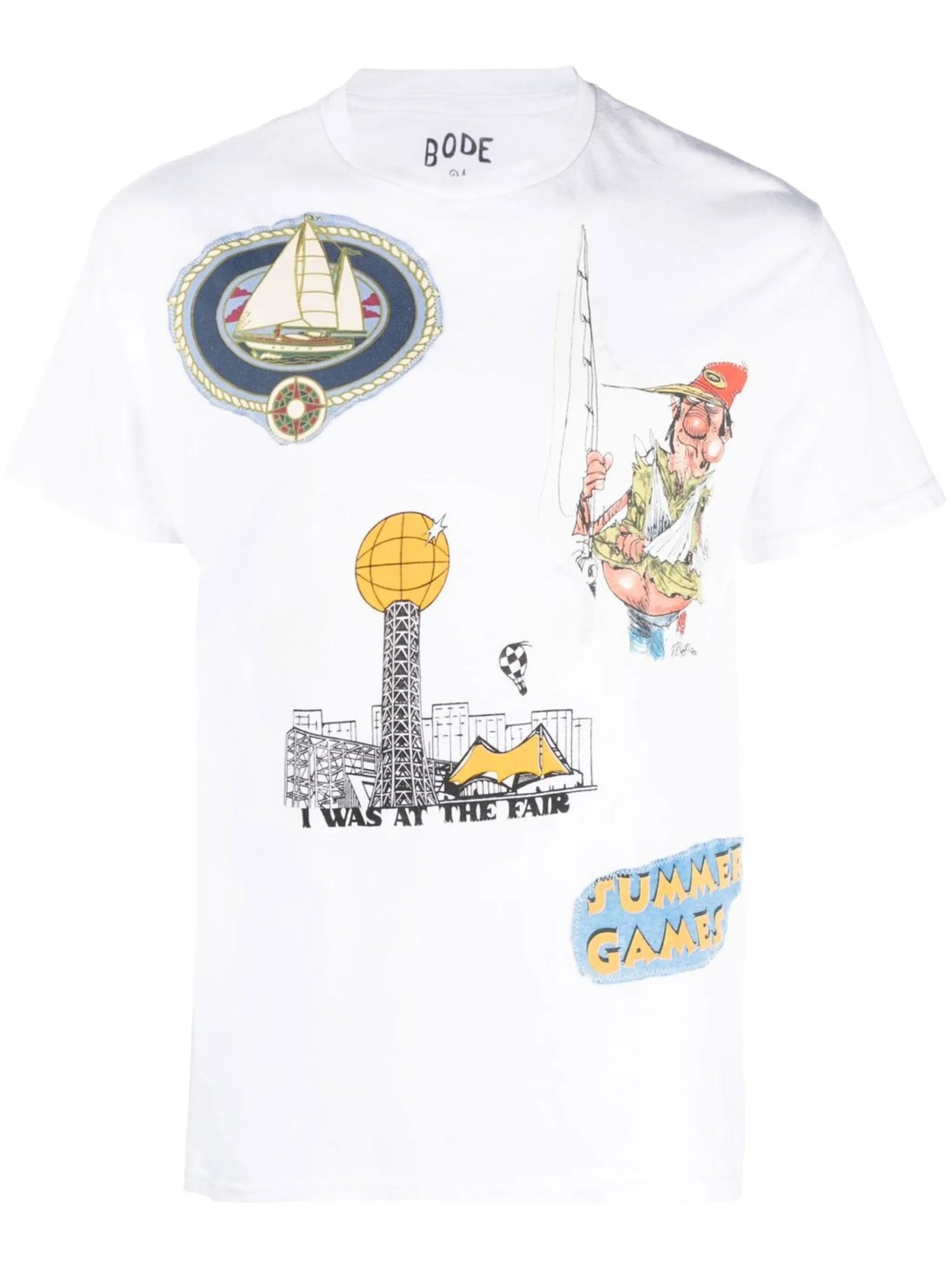 graphic-print crew-neck T-shirt