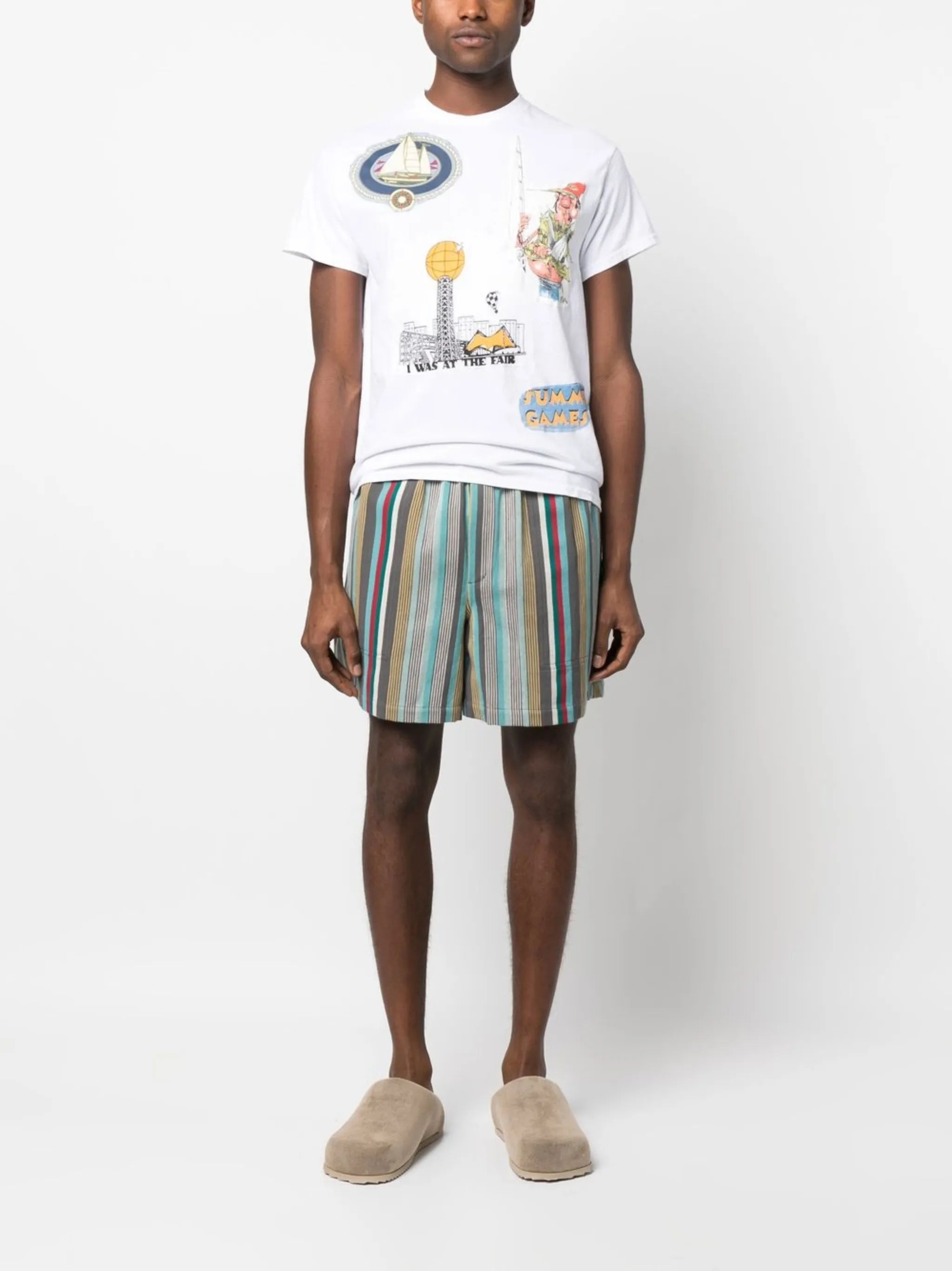 graphic-print crew-neck T-shirt