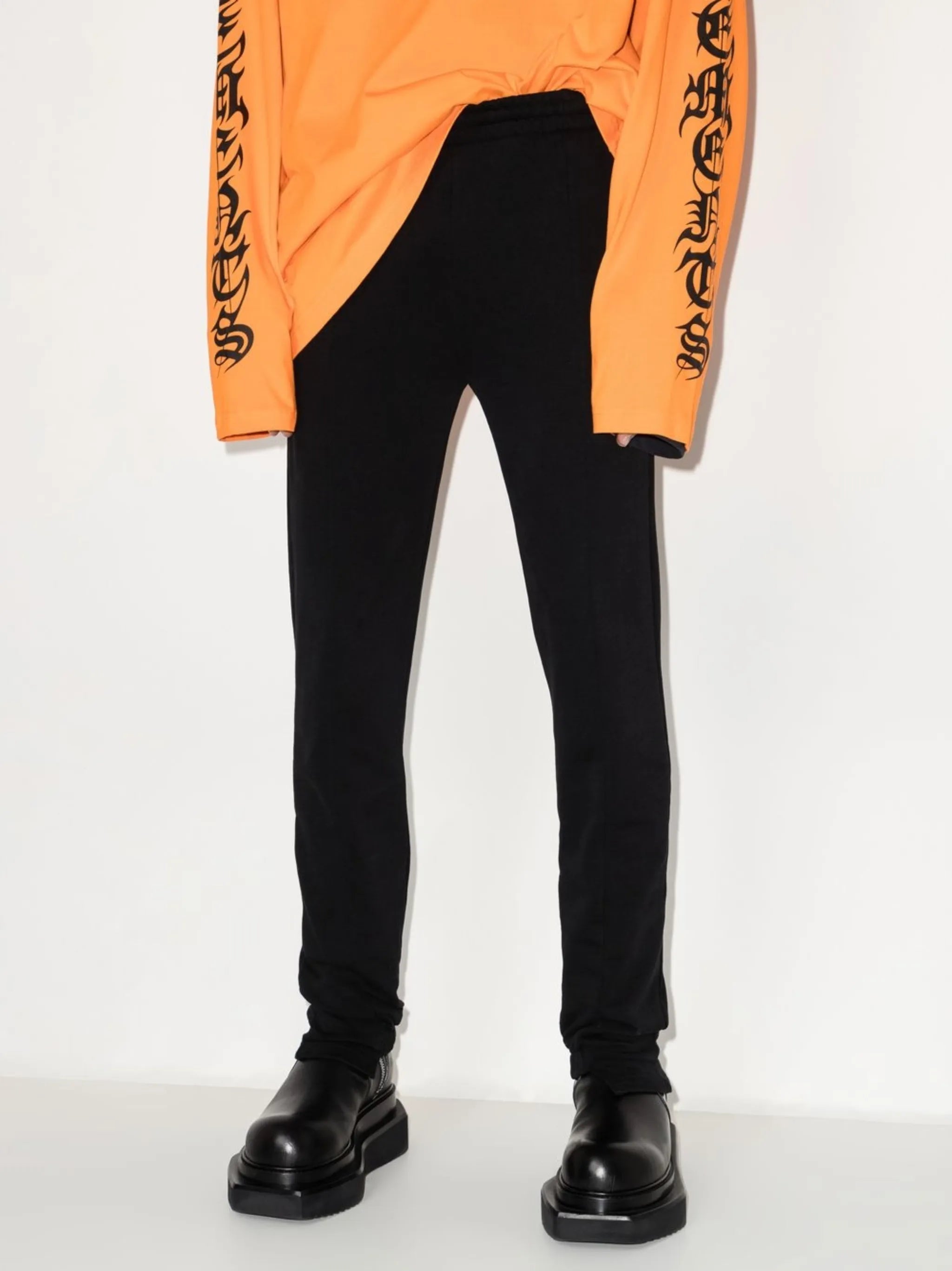 embroidered logo track pants