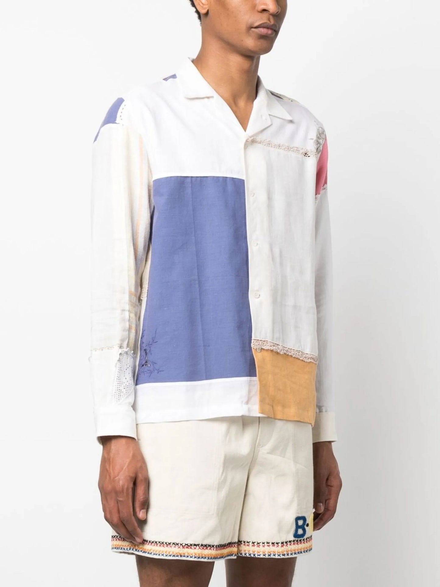 patchwork napkin shirt
