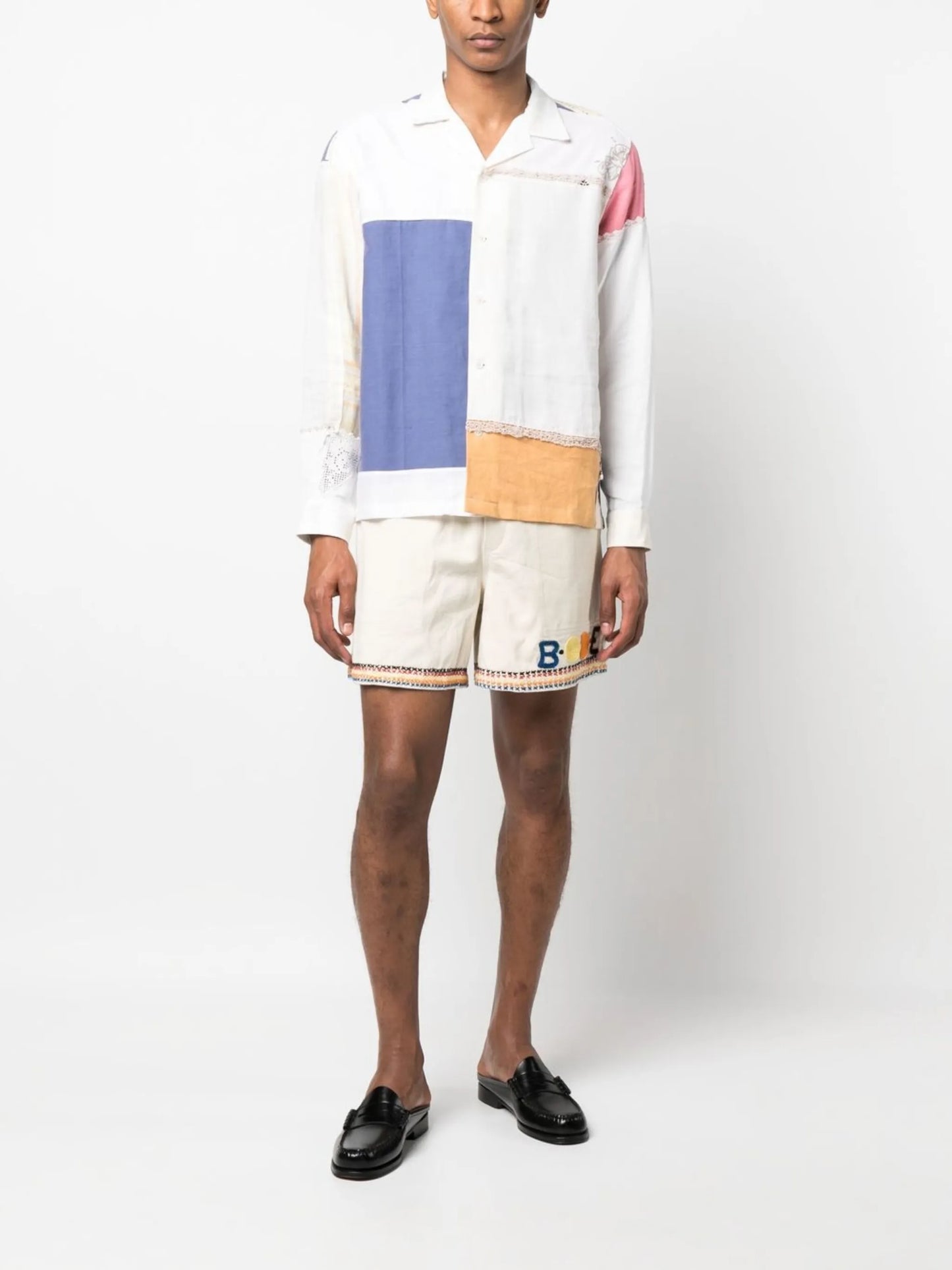 patchwork napkin shirt